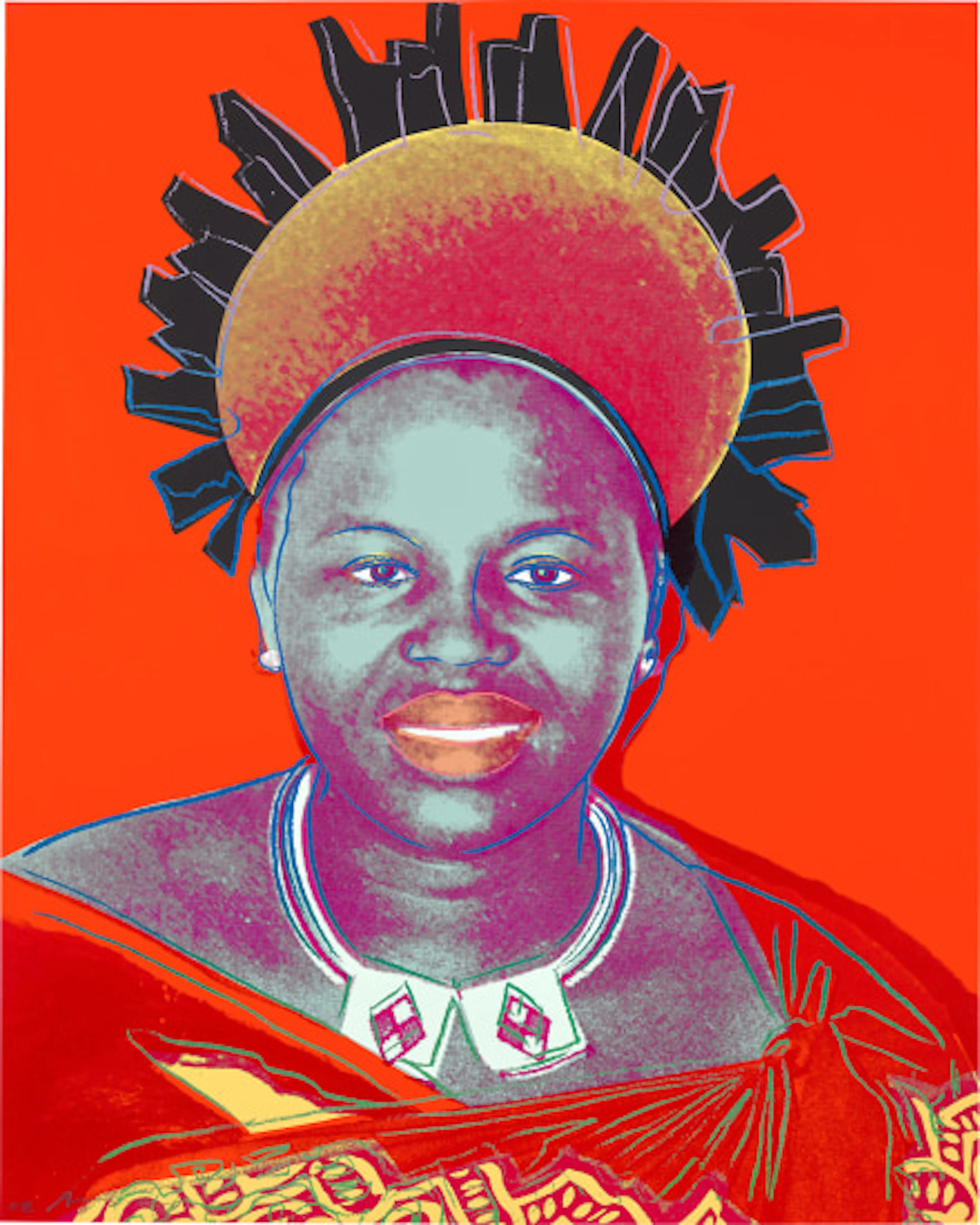 Andy Warhol - Queen Ntombi Twala of Swaziland