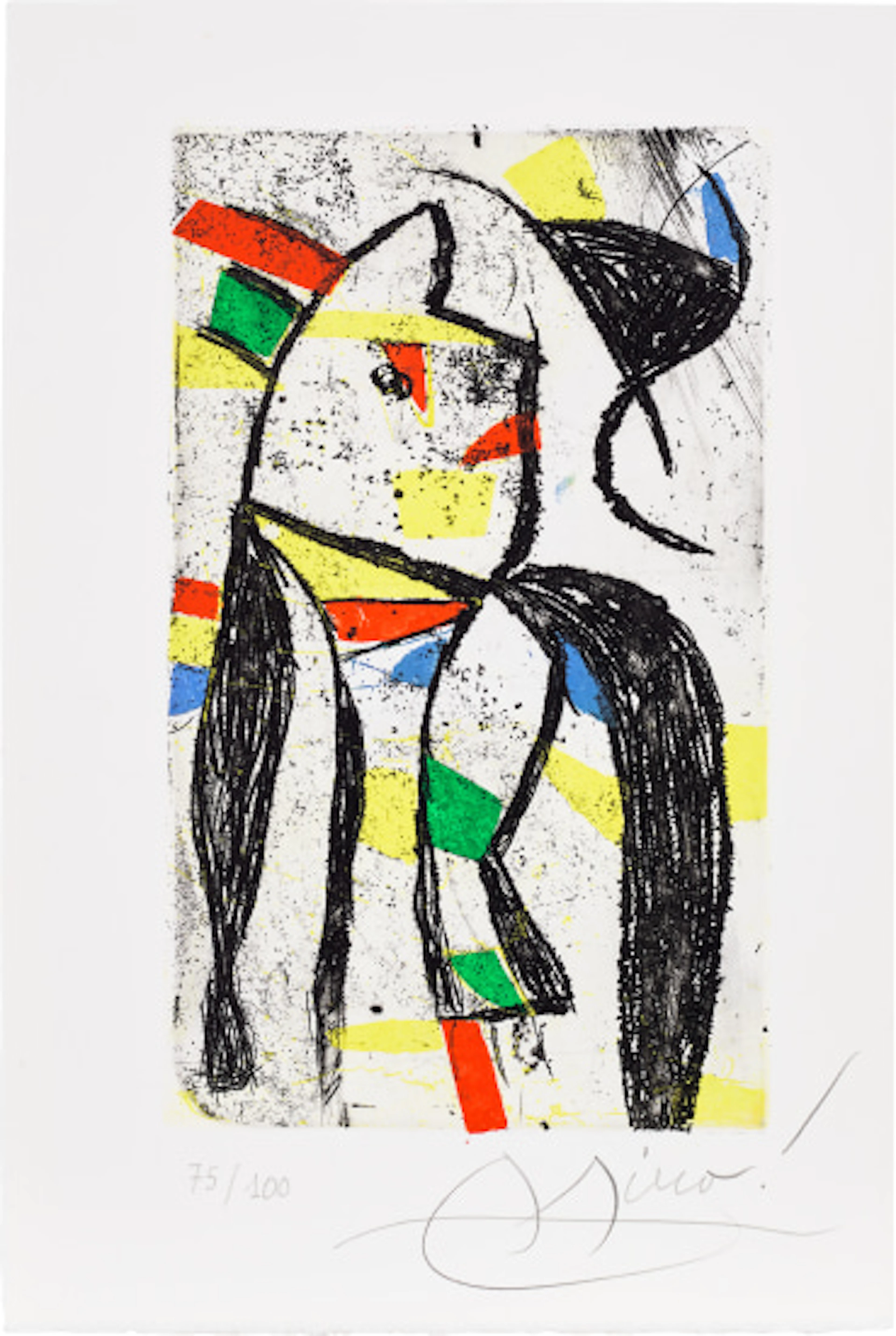 Joan Miró - Ruban (Ribbon) (D. 1172, C. 250)
