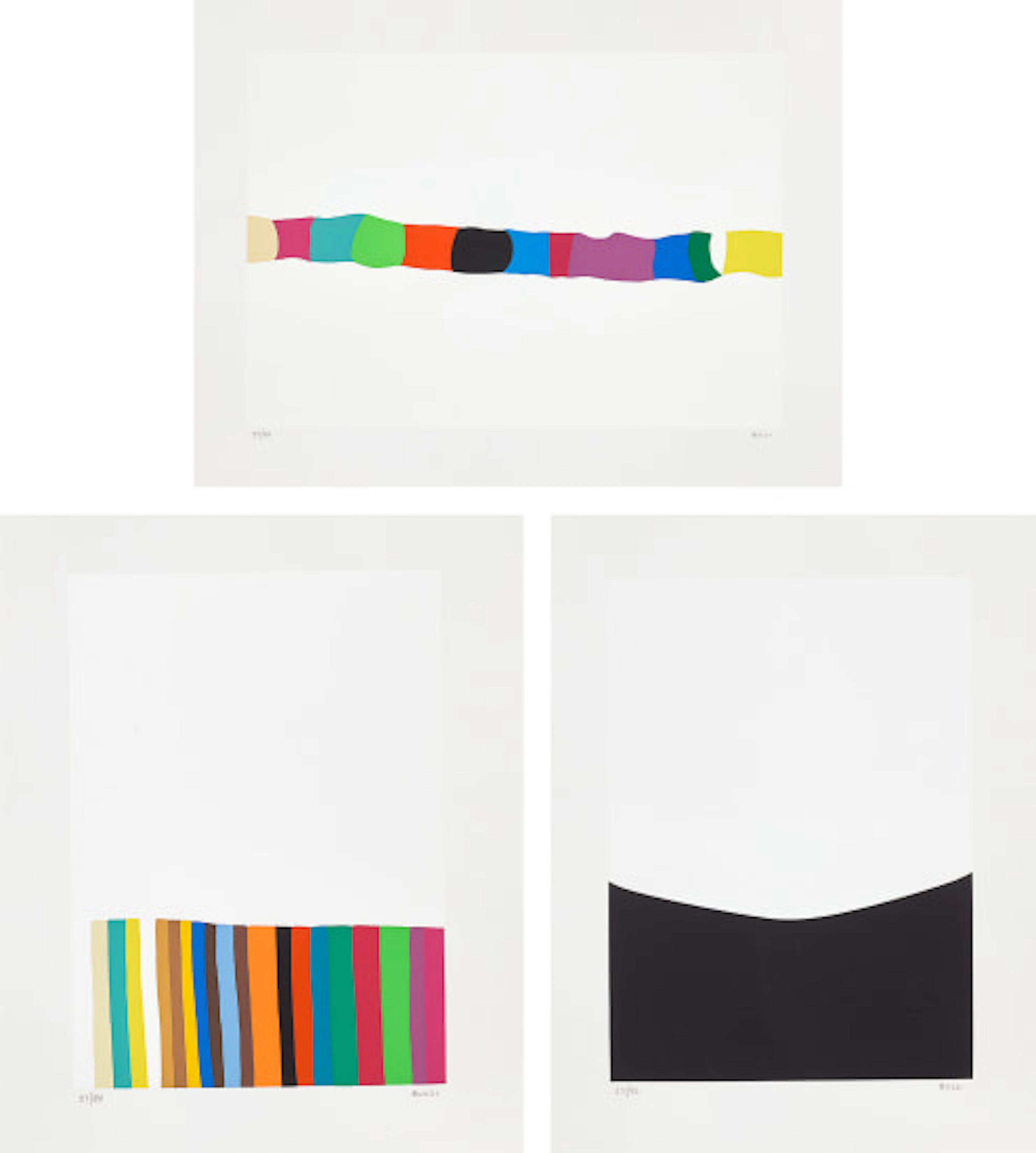 Alberto Burri - Trittico C (Triptych C)