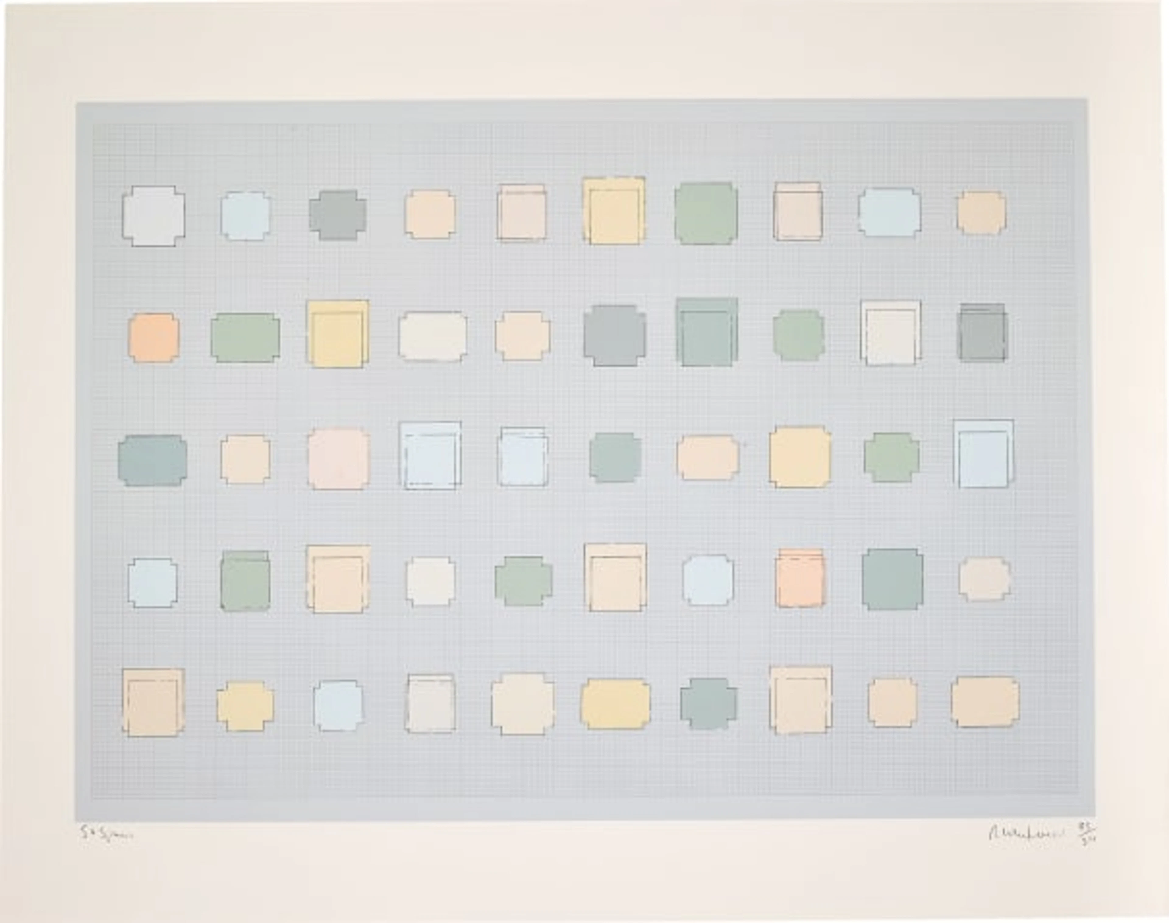 Rachel Whiteread - 50 Spaces, from Tate Modern 21 Years Portfolio