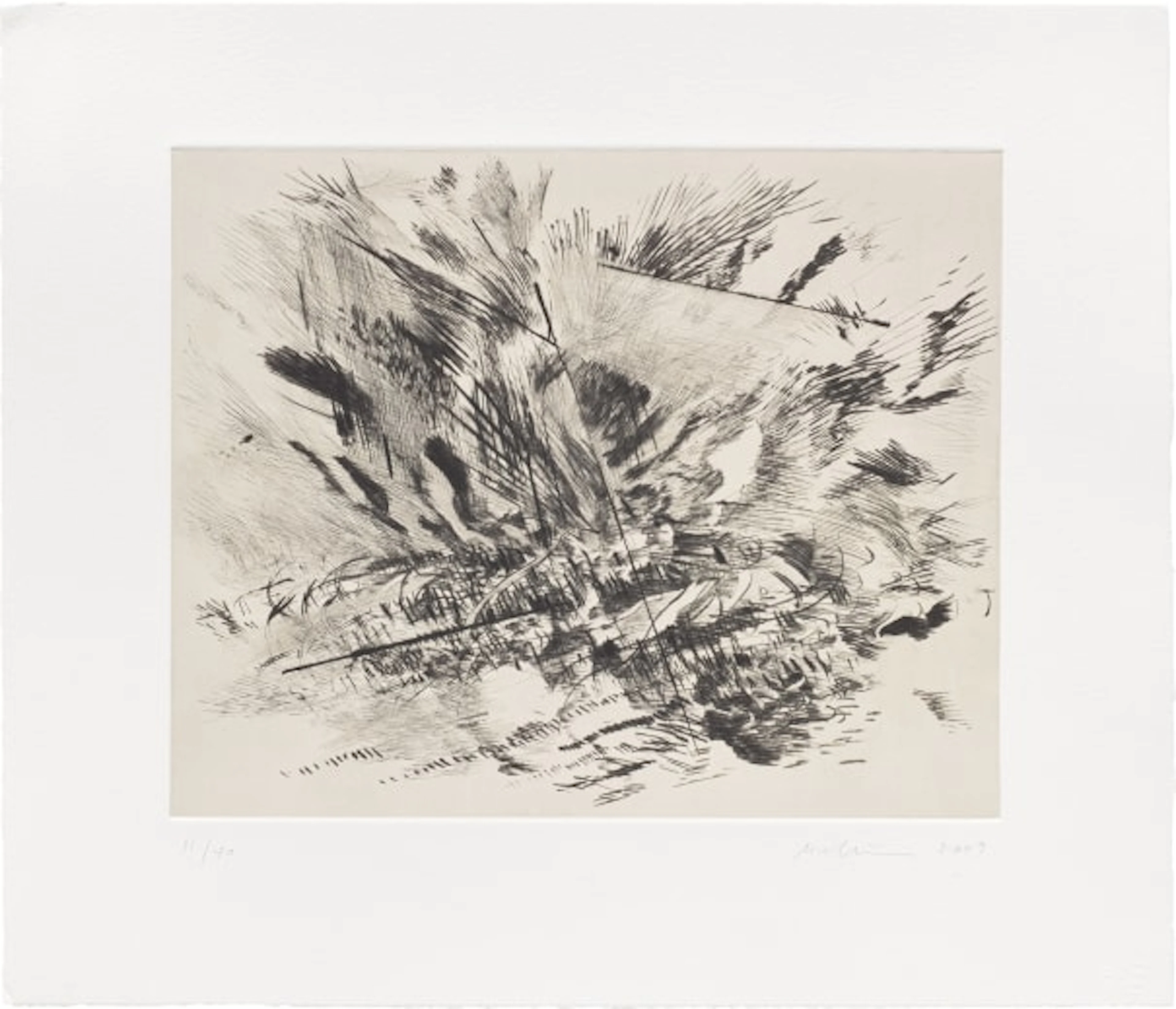 Julie Mehretu - Untitled (Grey Area)