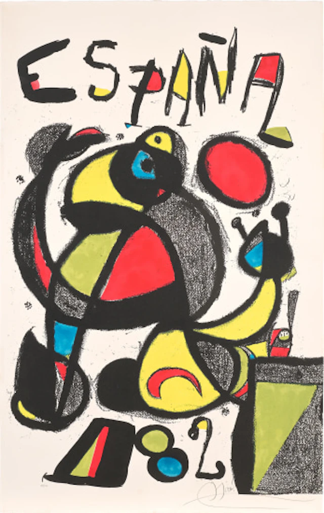 Joan Miró - Copa del Mundo de Futbol - España 1982...