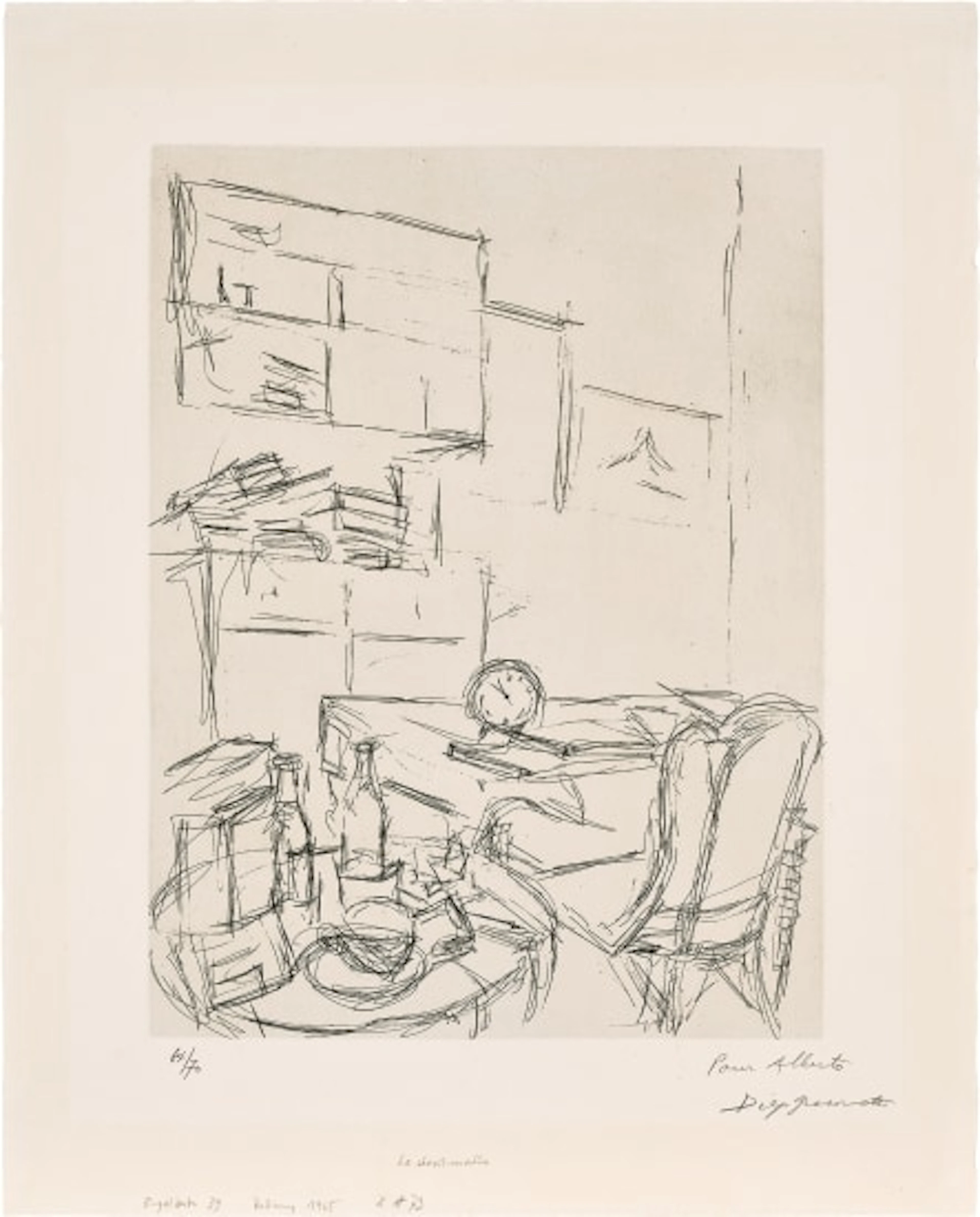 Alberto Giacometti - La réveille-matin (The Alarm Clock) (L. 73)