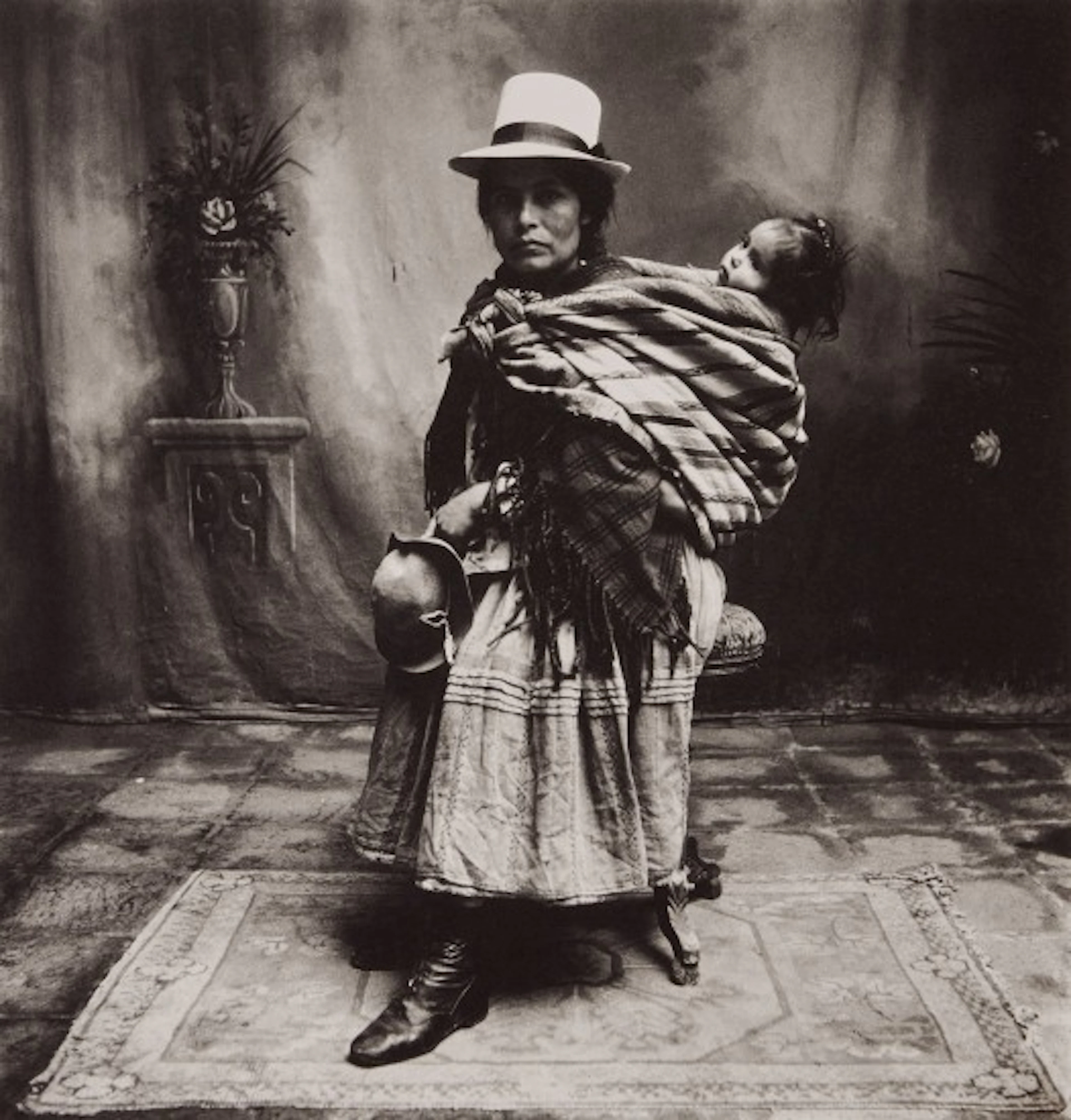 Irving Penn - Cuzco Woman with High Shoes