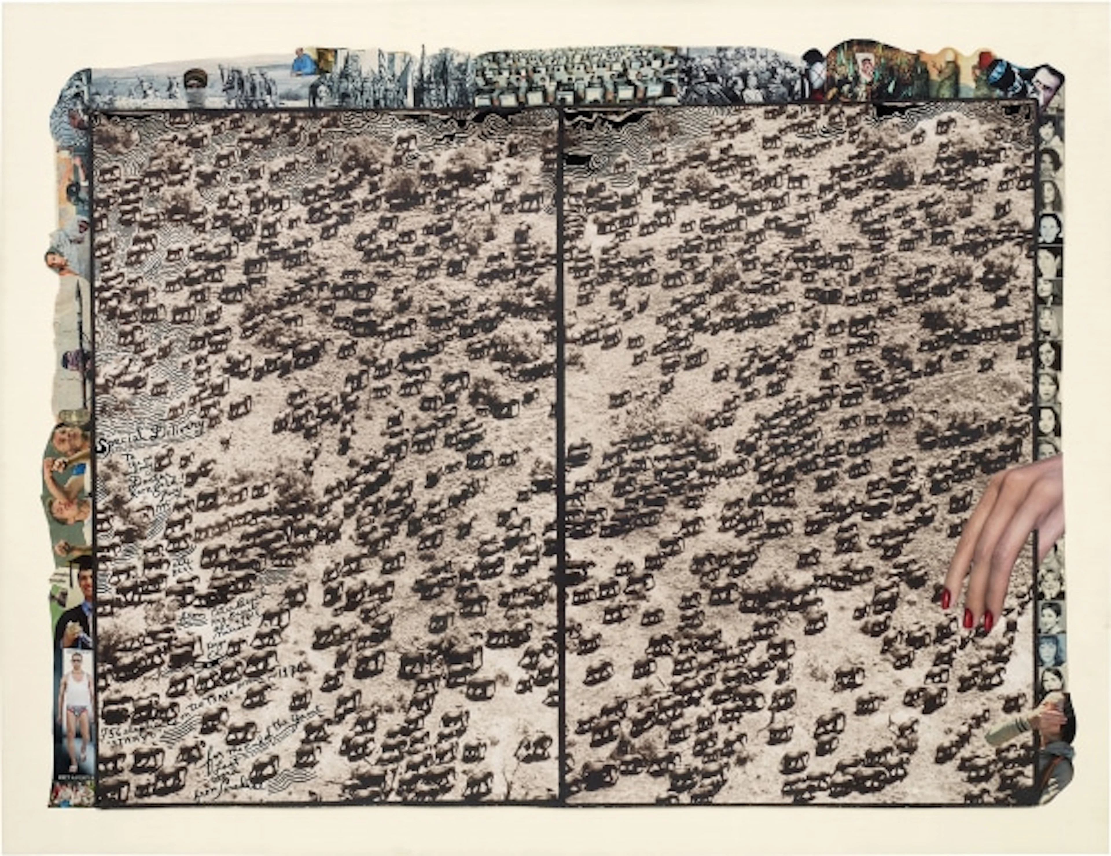Peter Beard - 756 elephants on the TSAVO Border in...