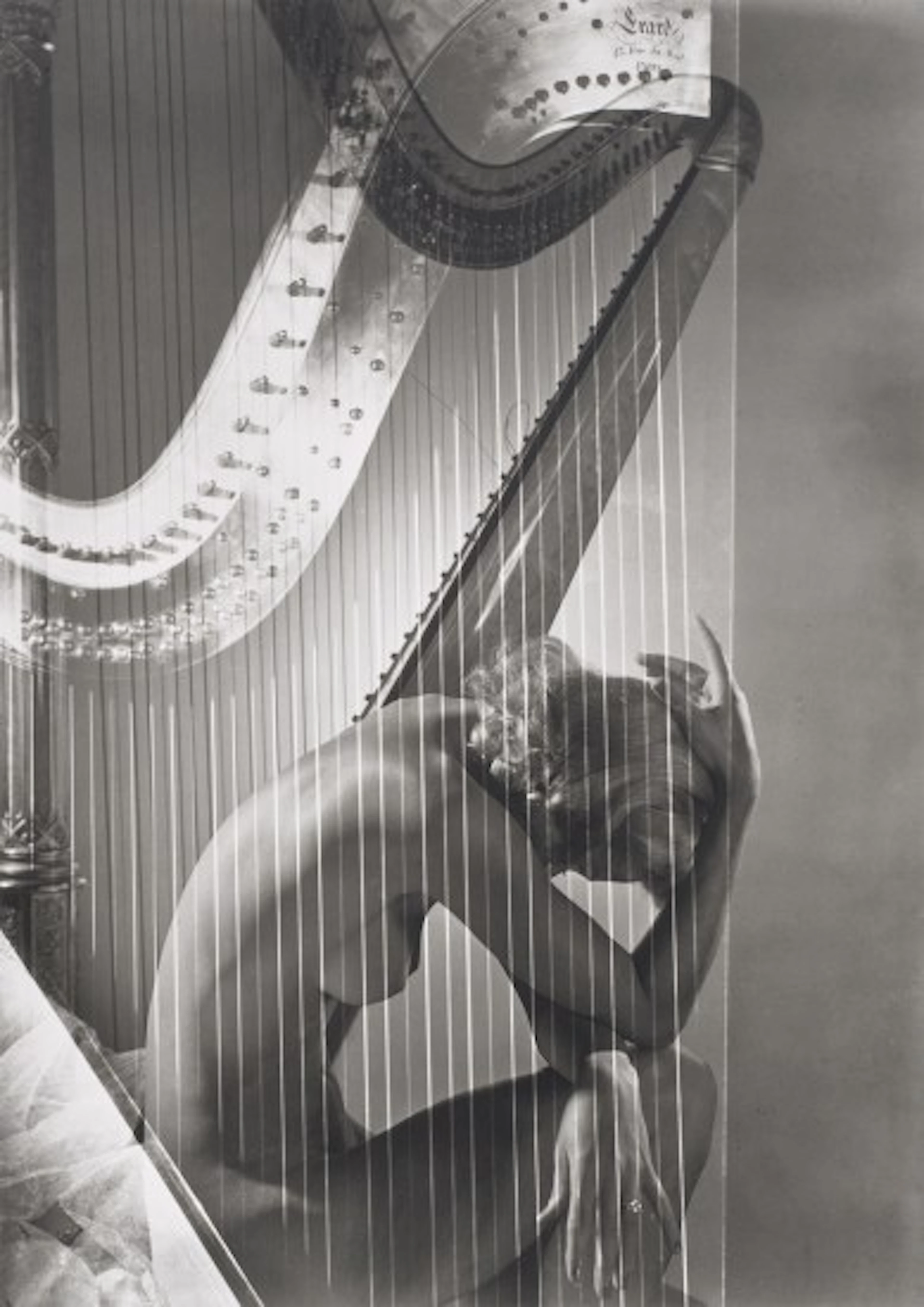 Horst P. Horst - Lisa with Harp, Paris