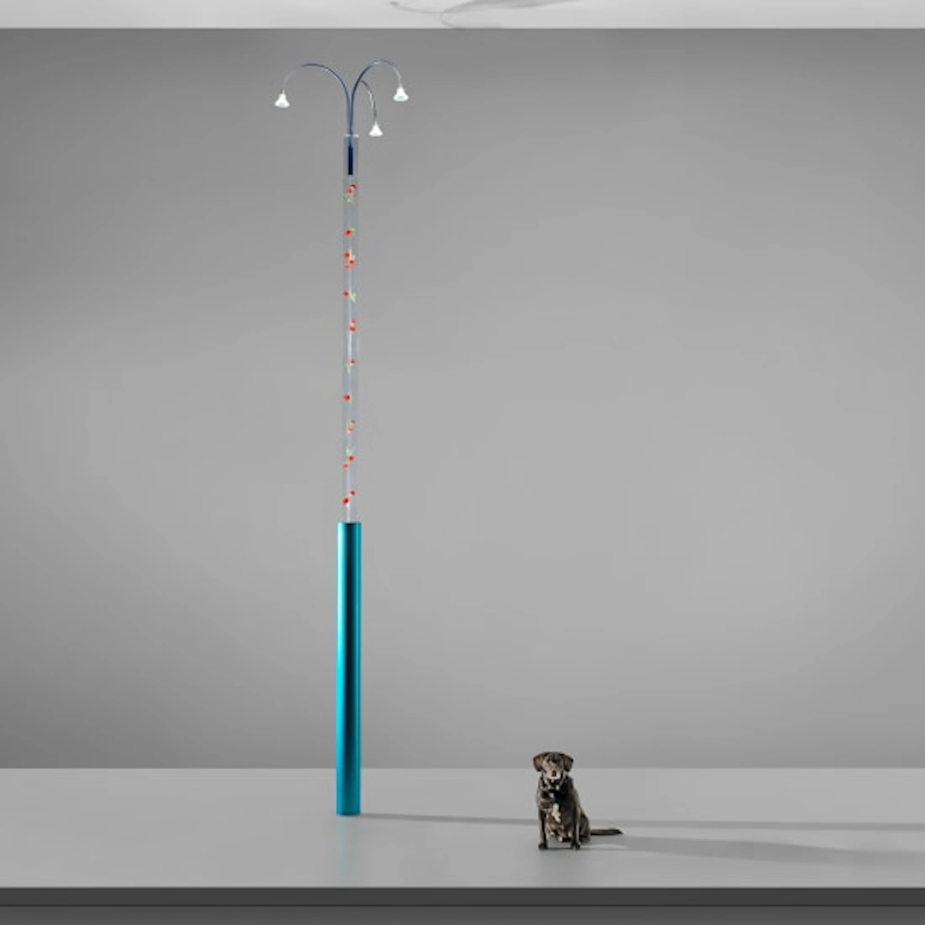Shiro Kuramata - Unique monumental floor lamp