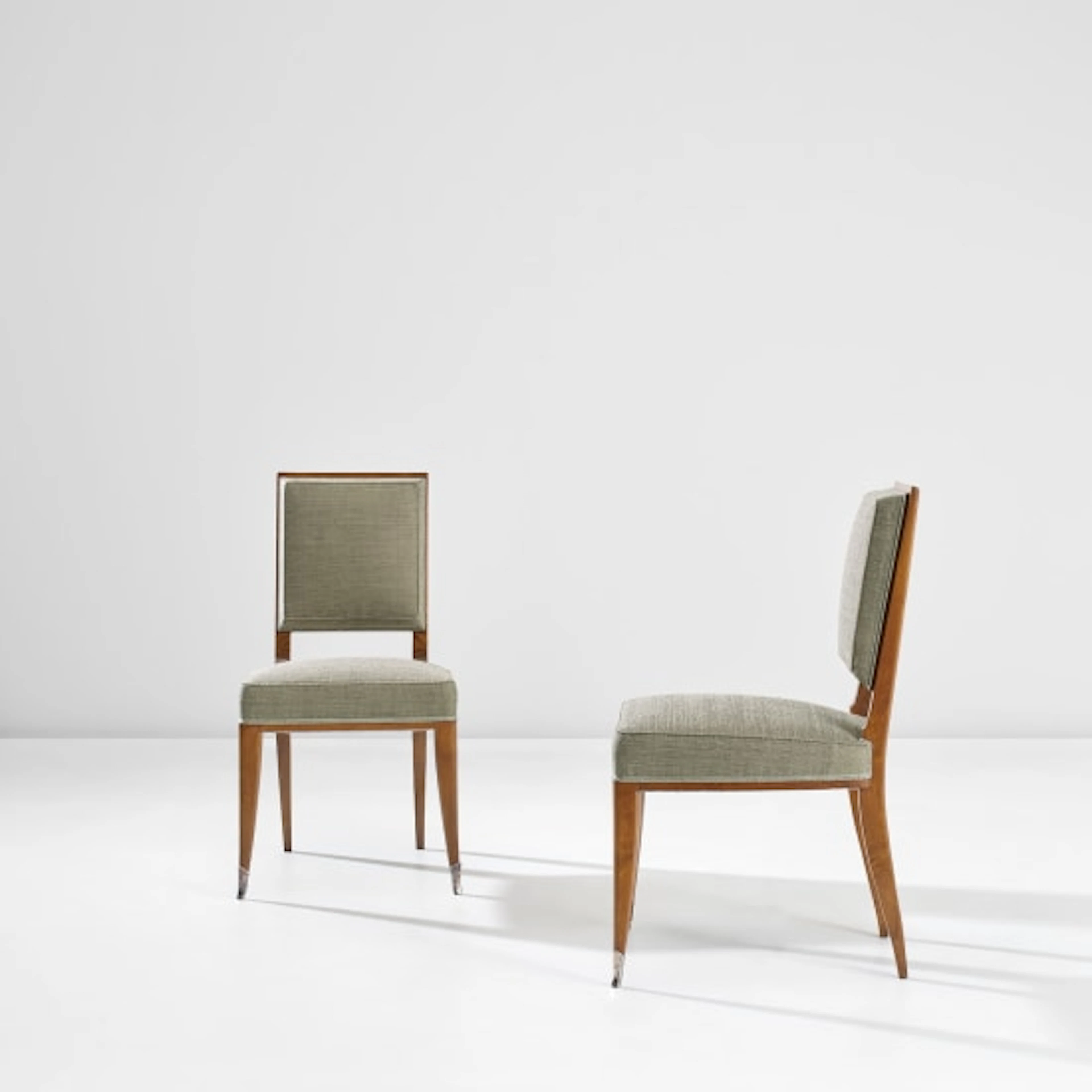 Émile-Jacques Ruhlmann - Pair of chairs, model no. 27 NR