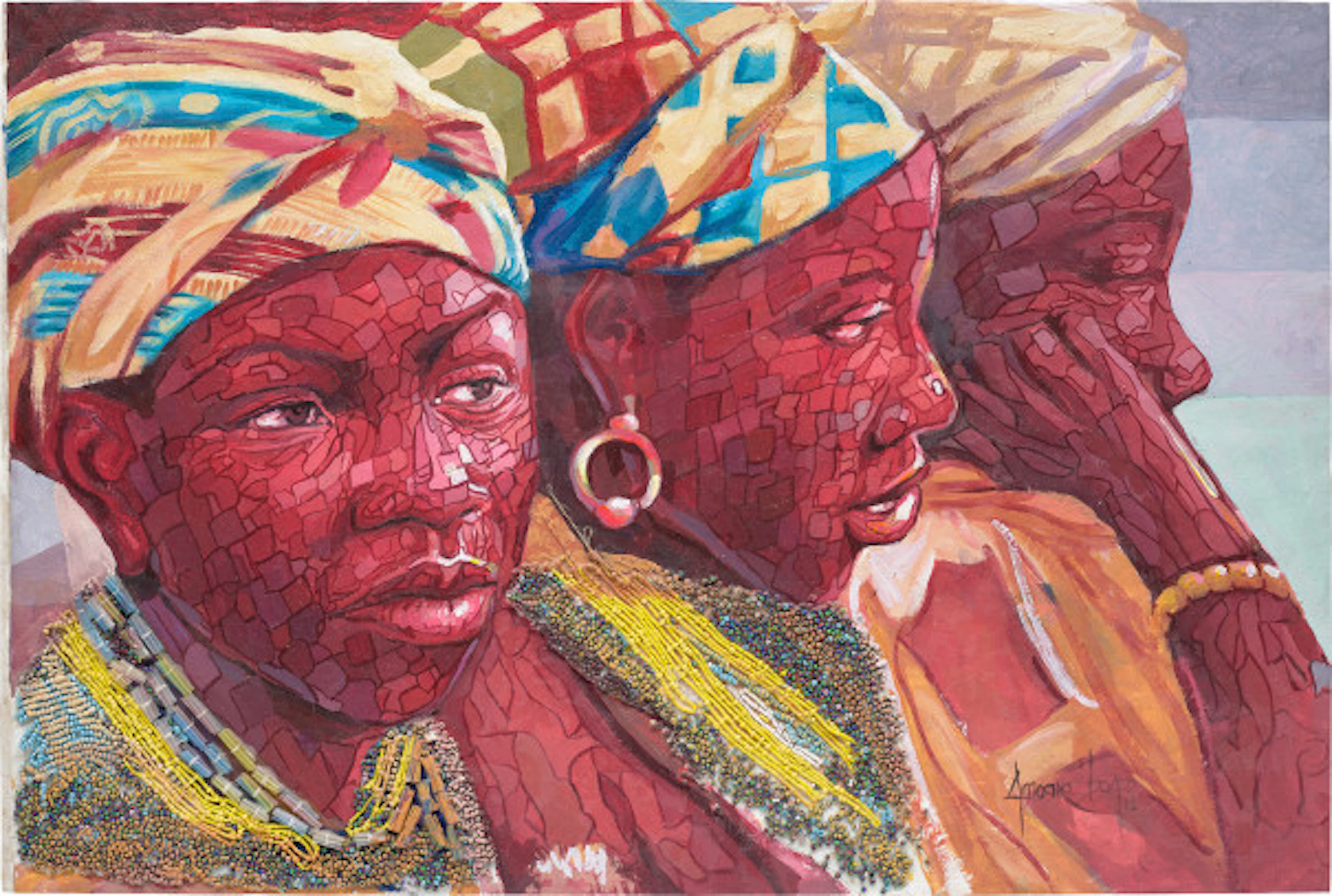 Amoako Boafo - Dipo Girls