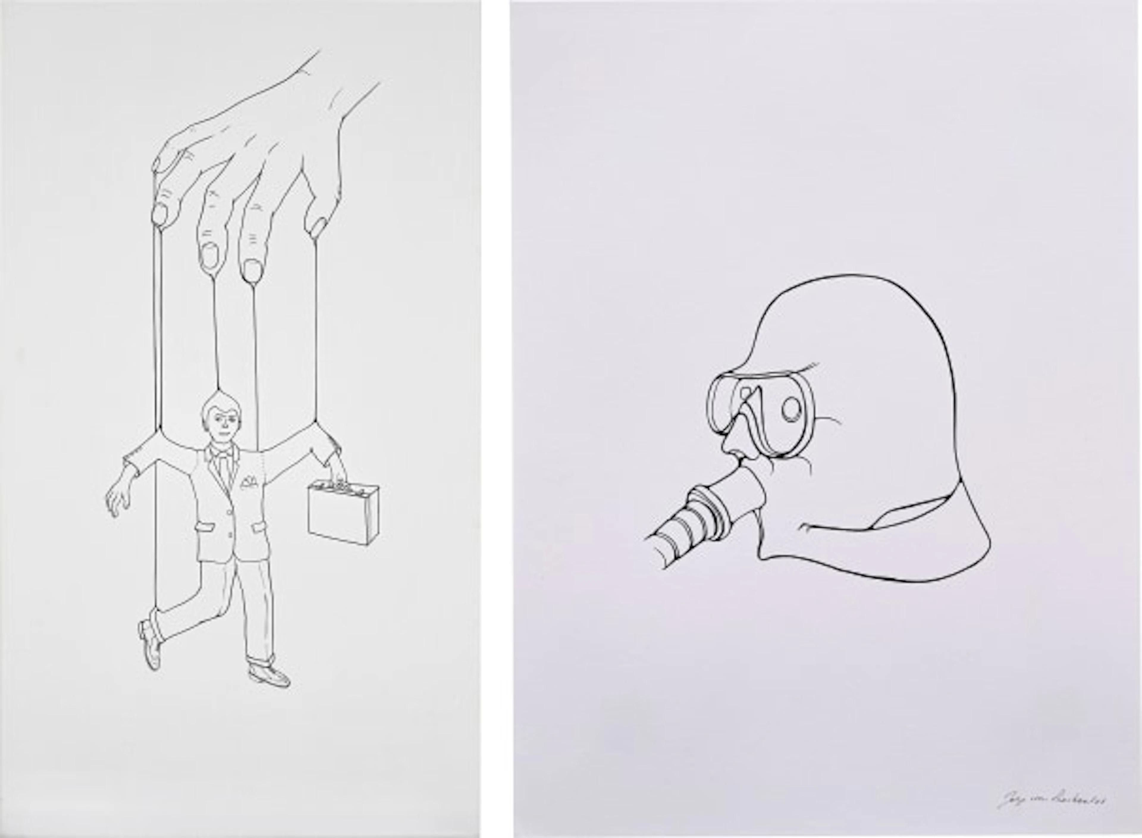 Joep van Lieshout - Two works: (i) The Invisible Hand; (ii) Untitled
