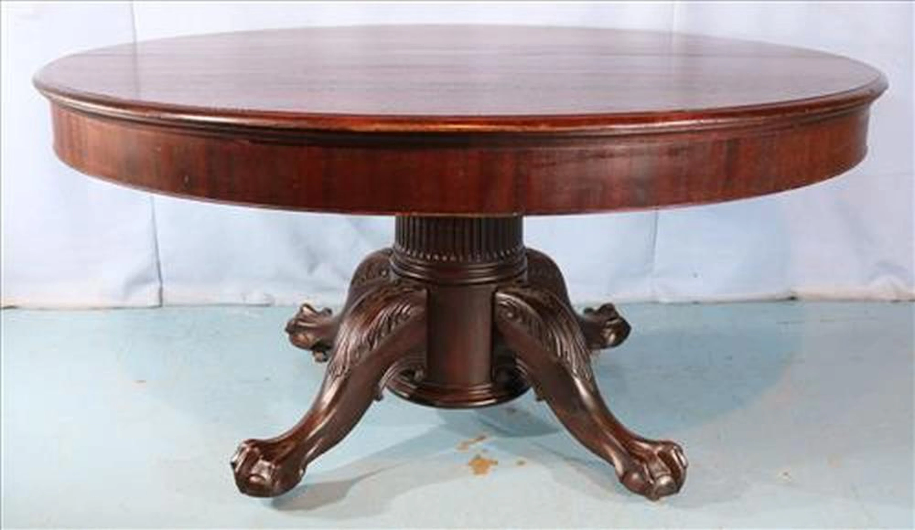 Mahogany Empire dining table