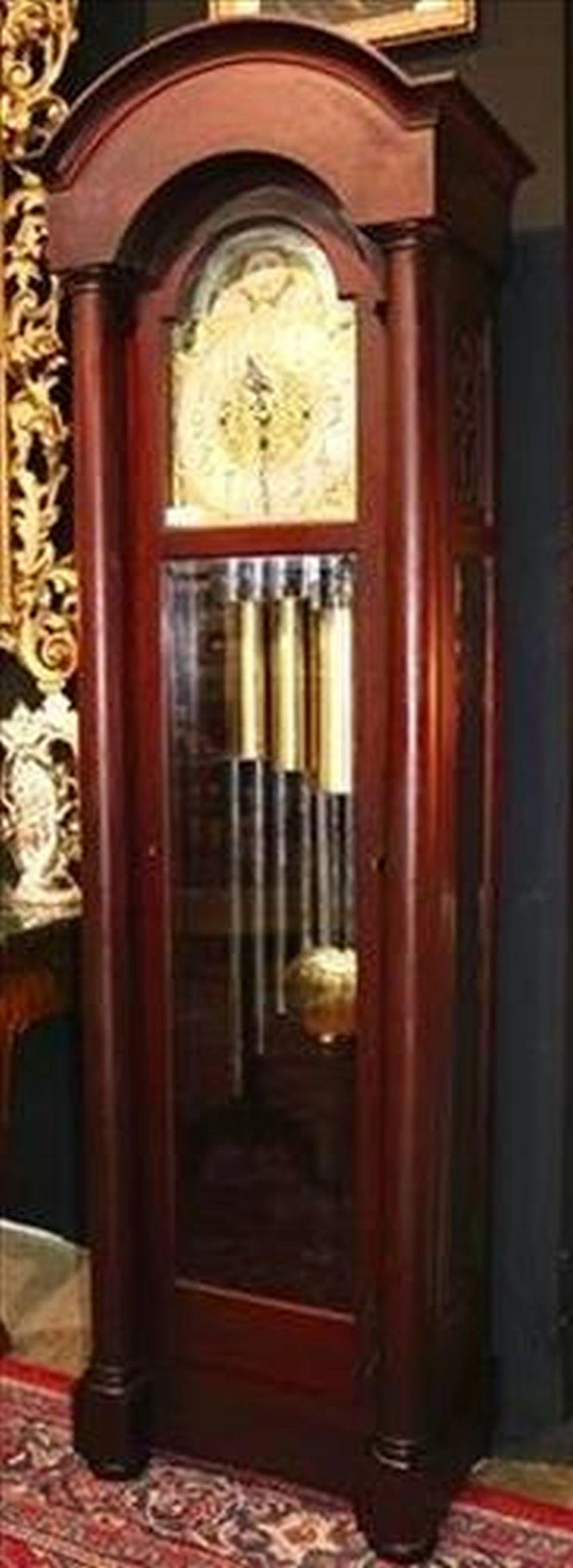 Tiffany Nine Tube Grandfather Clock