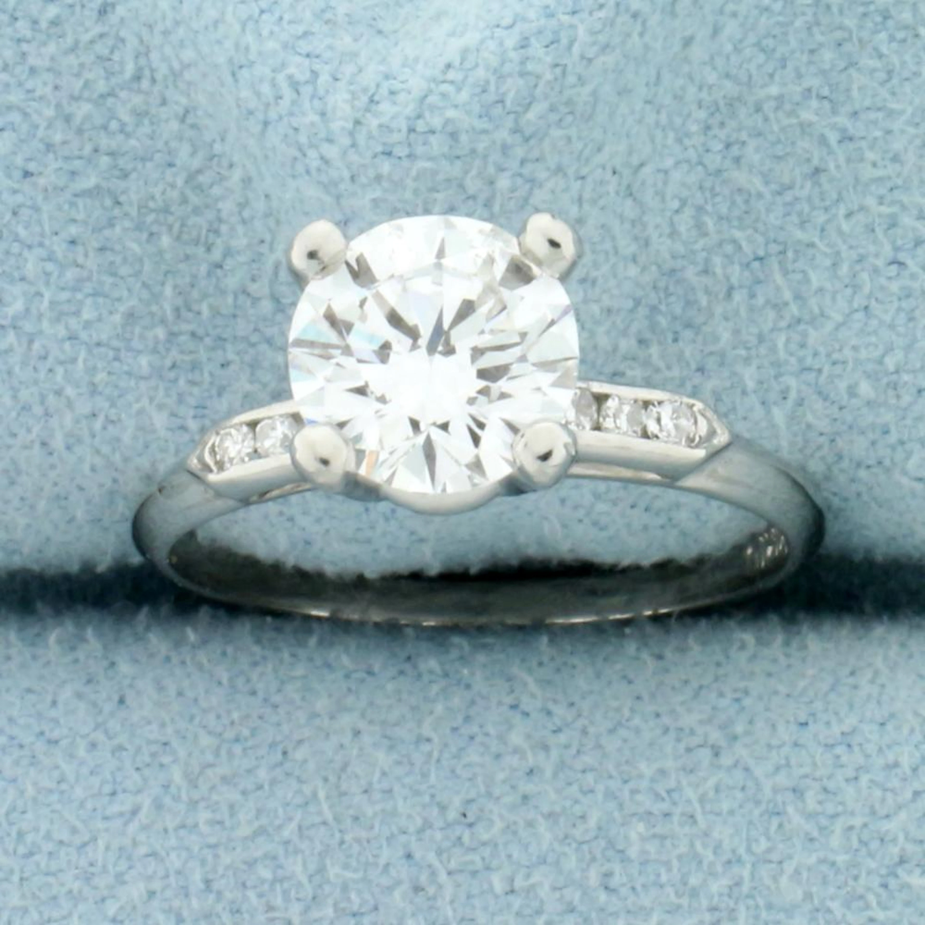 1.4ct TW Diamond Engagement Ring in Platinum