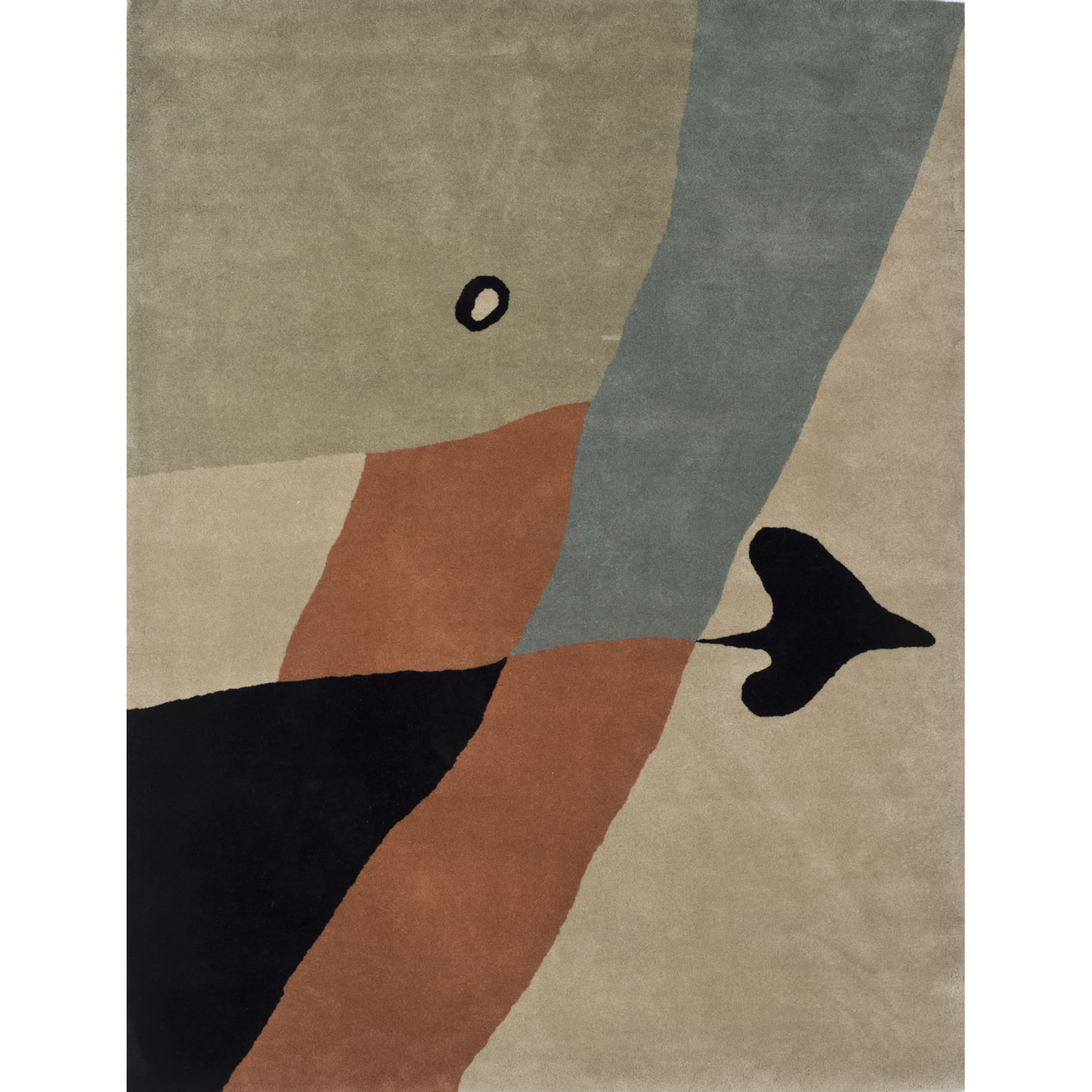 Jean Hans Arp (1886-1966) As de Pique Tapis Laine Signé Édition limitée