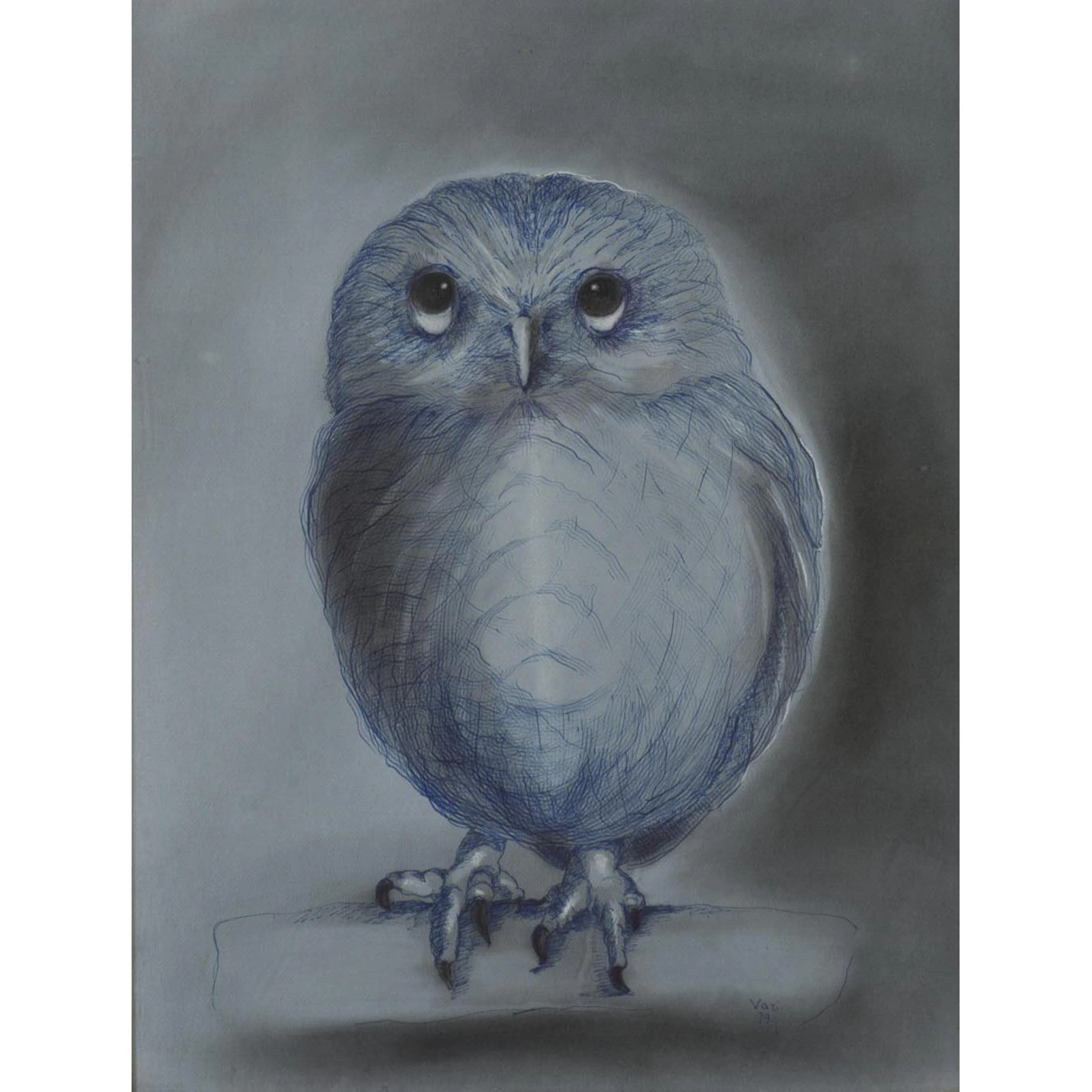 Sophia VARI (Née en 1940) Hibou, 1979