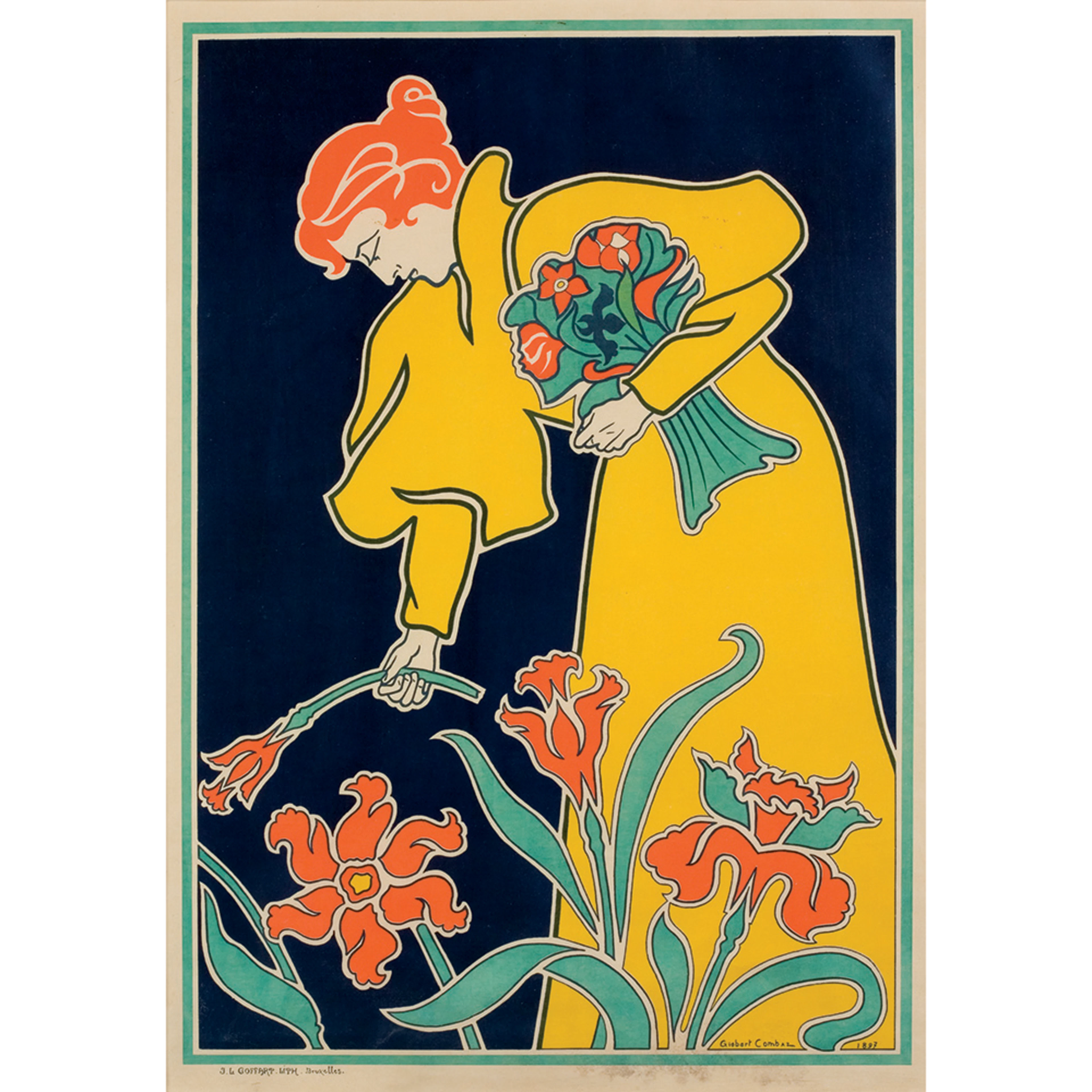 COMBAZ, Gisbert (Anvers 1869 - 1941 Bruxelles) LA LIBRE ESTHETIQUE
