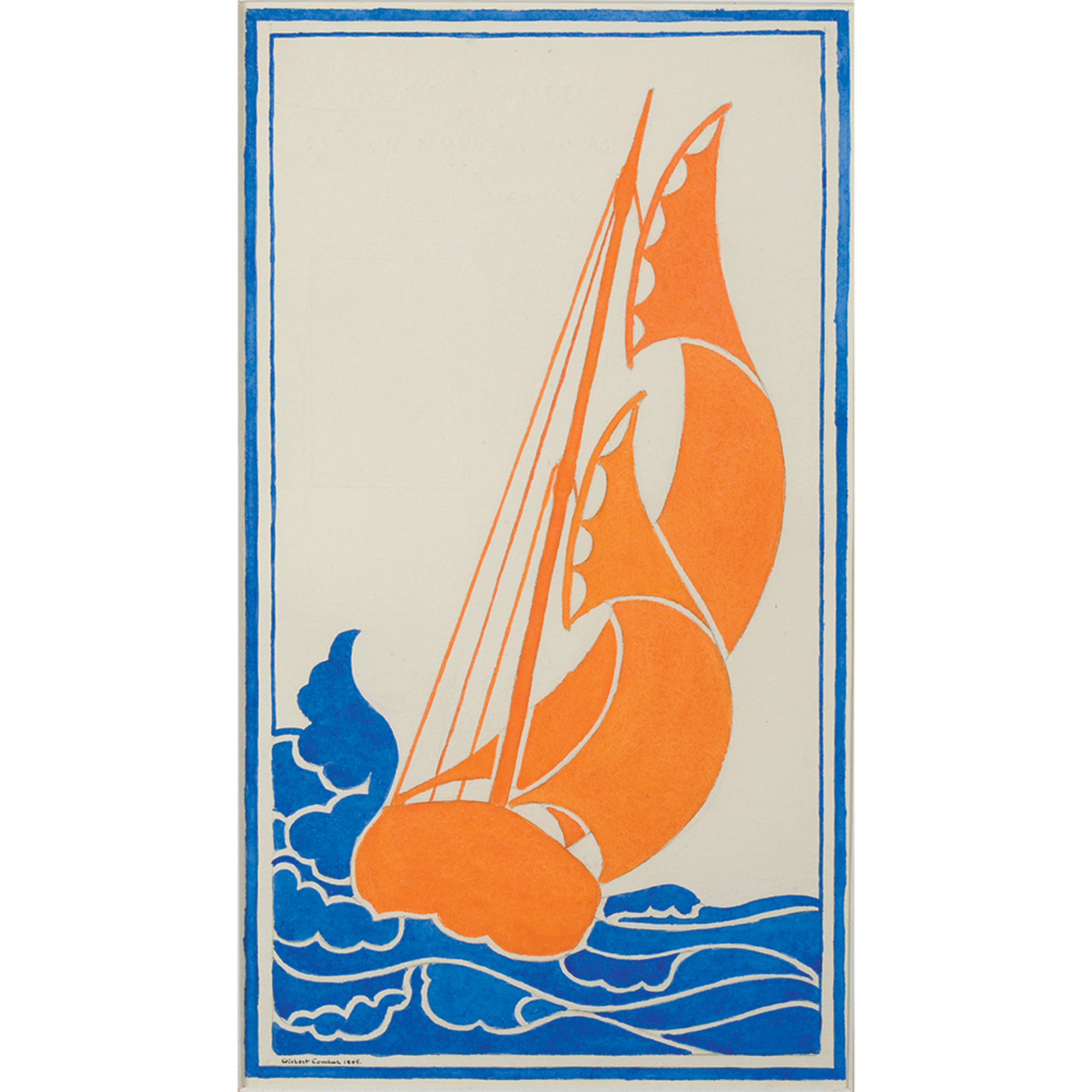 COMBAZ, Gisbert (Anvers 1869 - 1941 Bruxelles) A LA TOISON D’OR. 1895