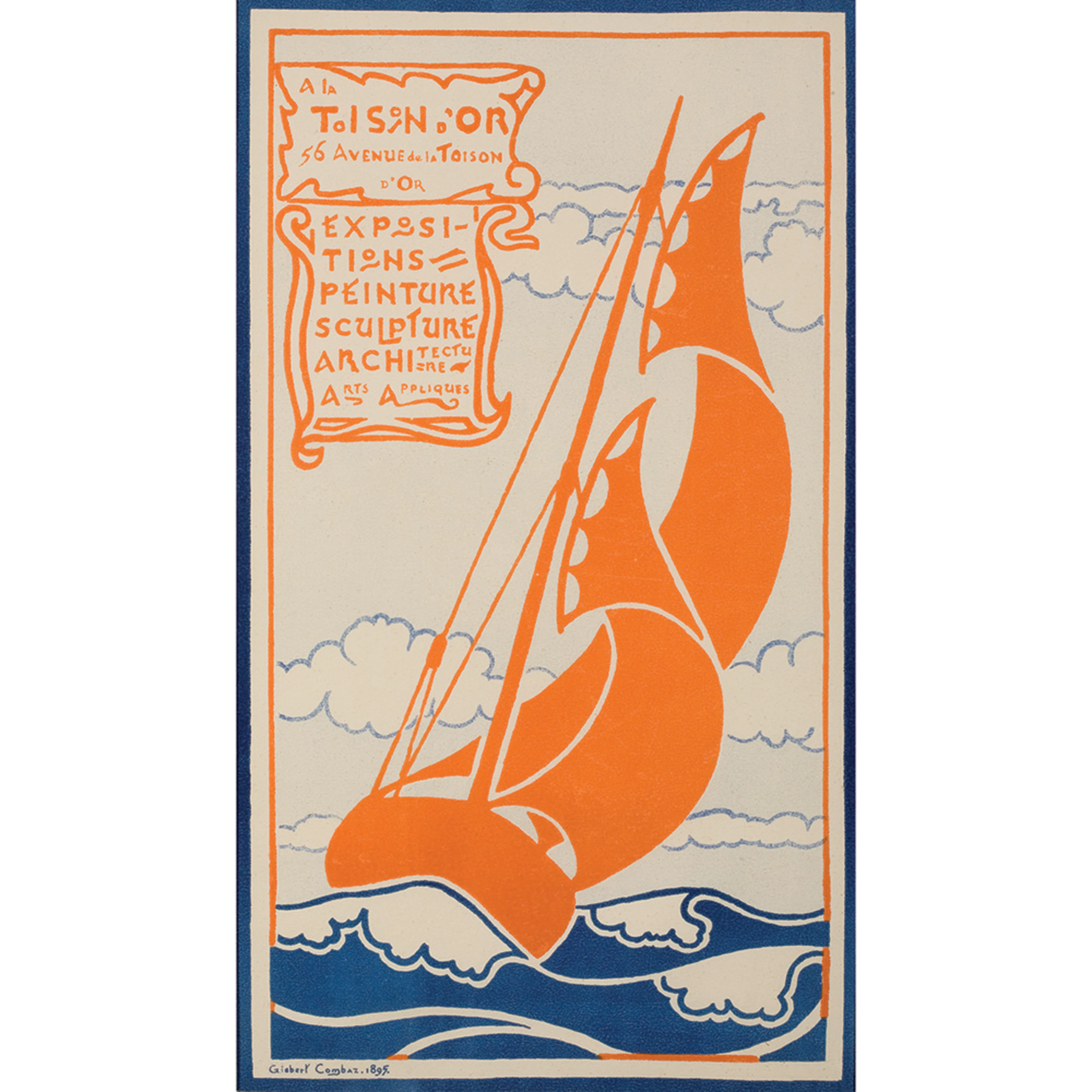 COMBAZ, Gisbert (Anvers 1869 - 1941 Bruxelles) A LA TOISON D’OR, Exposition