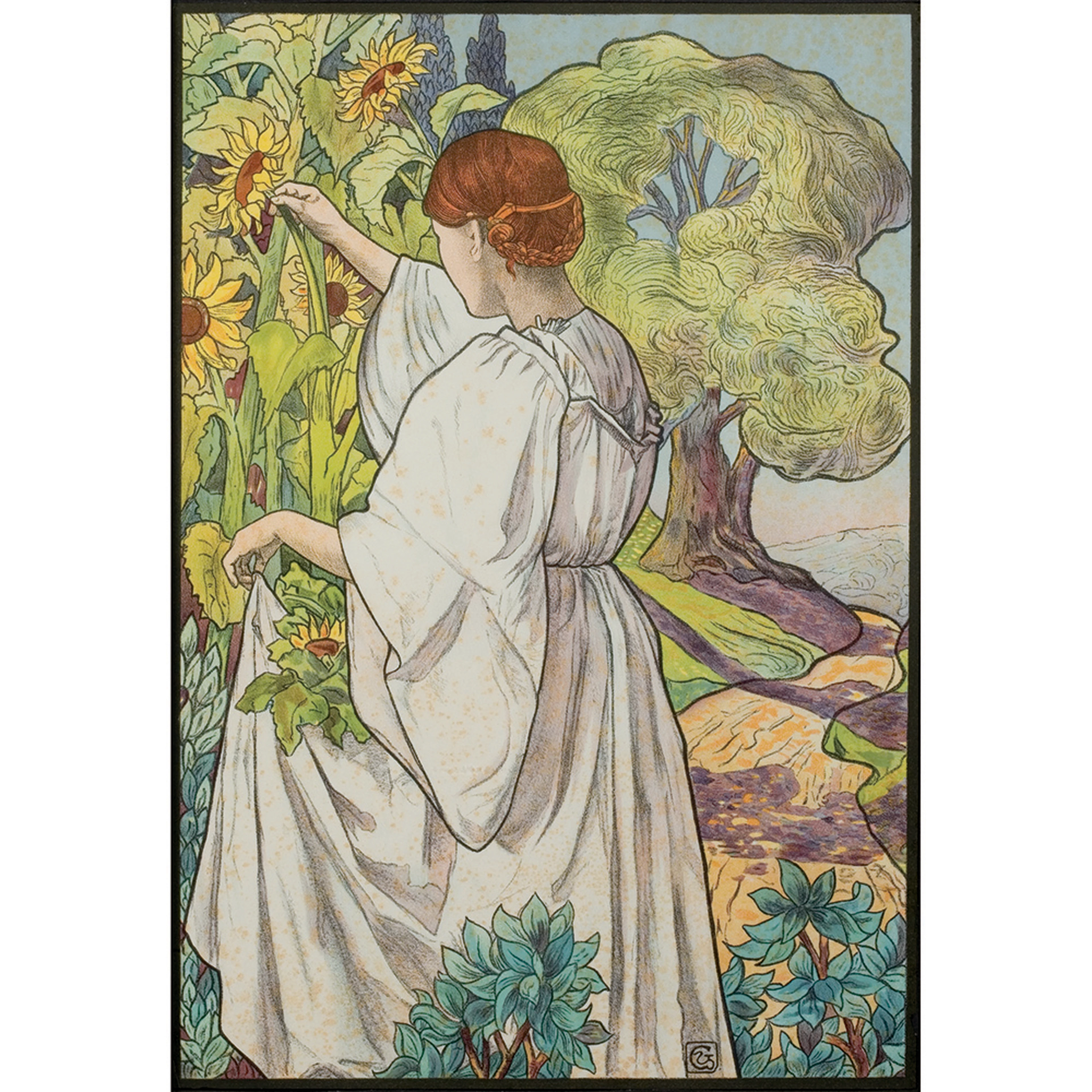 COMBAZ, Gisbert (Anvers 1869 - 1941 Bruxelles) LA LIBRE ESTHETIQUE