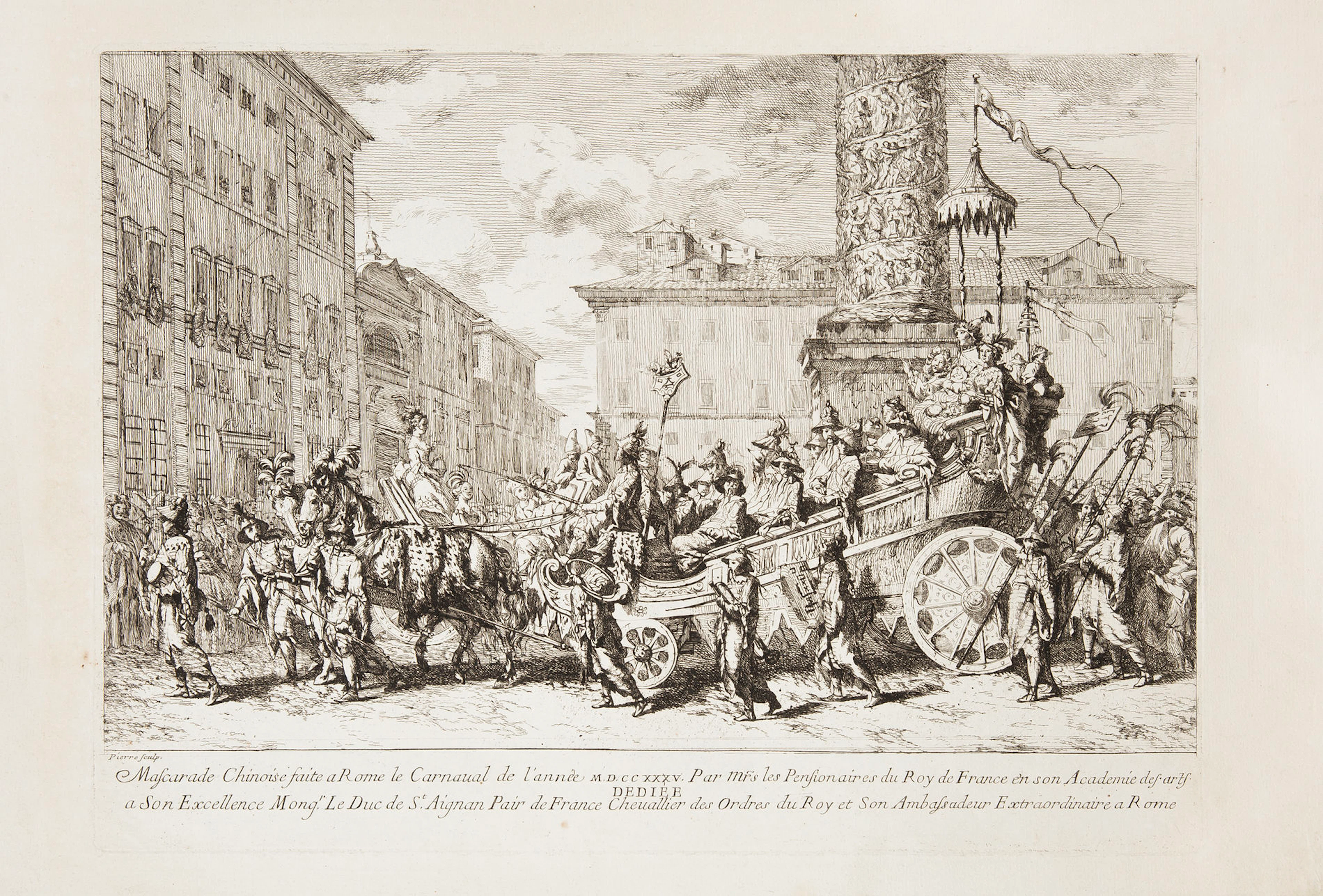 Jean Baptiste Marie Pierre (1713/14-1789) Mascarade Chinoise faite