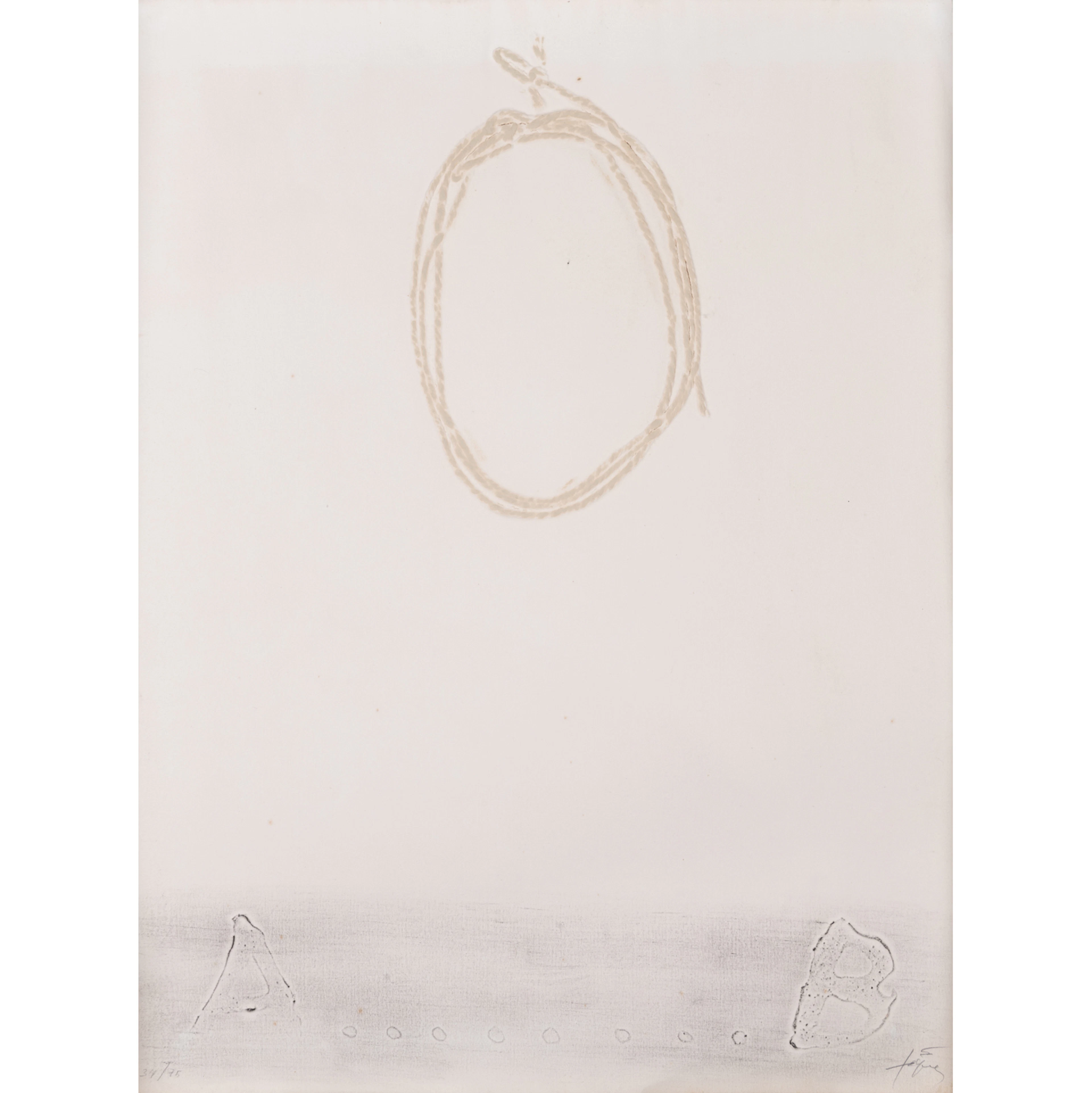 Antoni Tapiès (1923-2012) Cordill - 1972