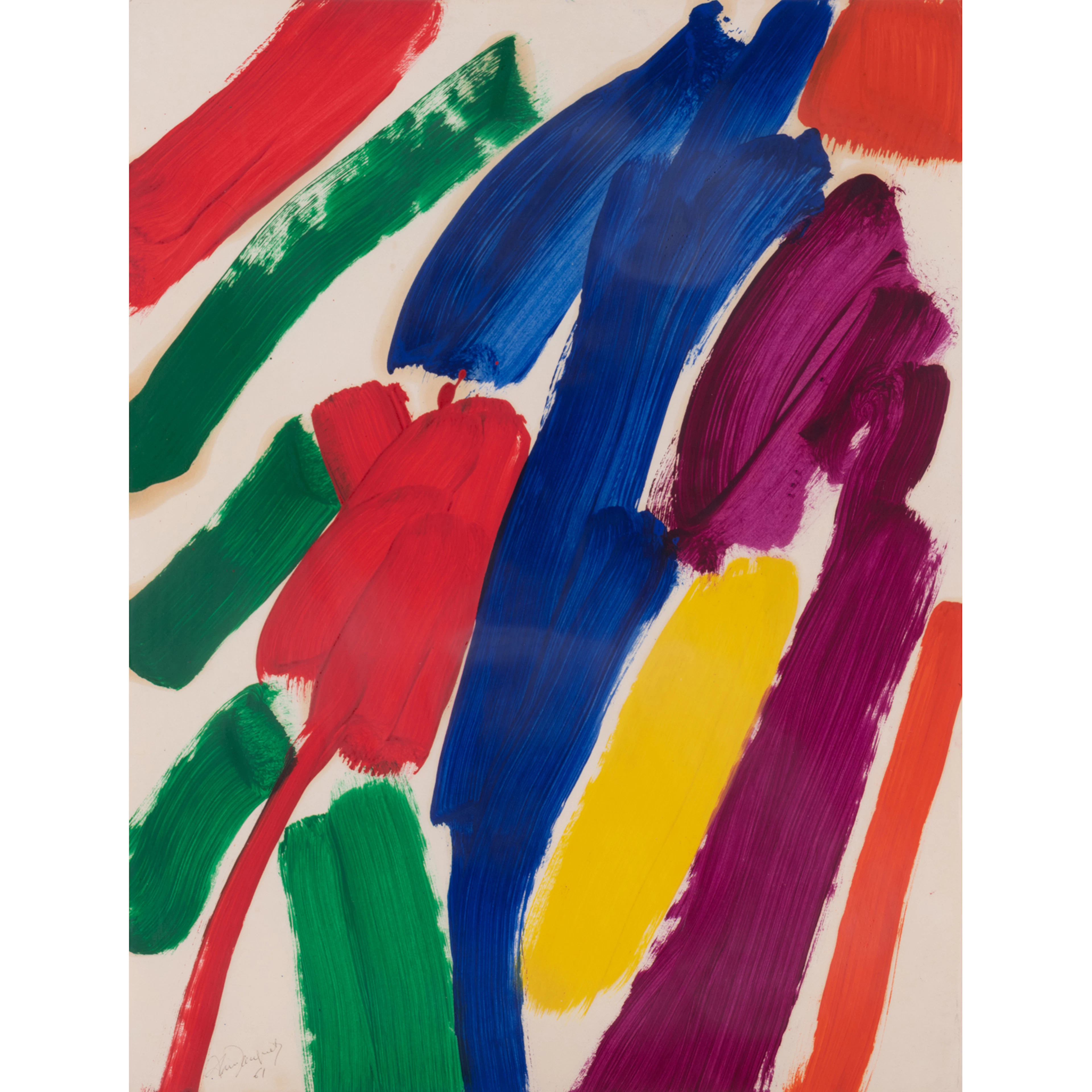 ƒ Alain Jacquet (1939-2008) Composition , 1961