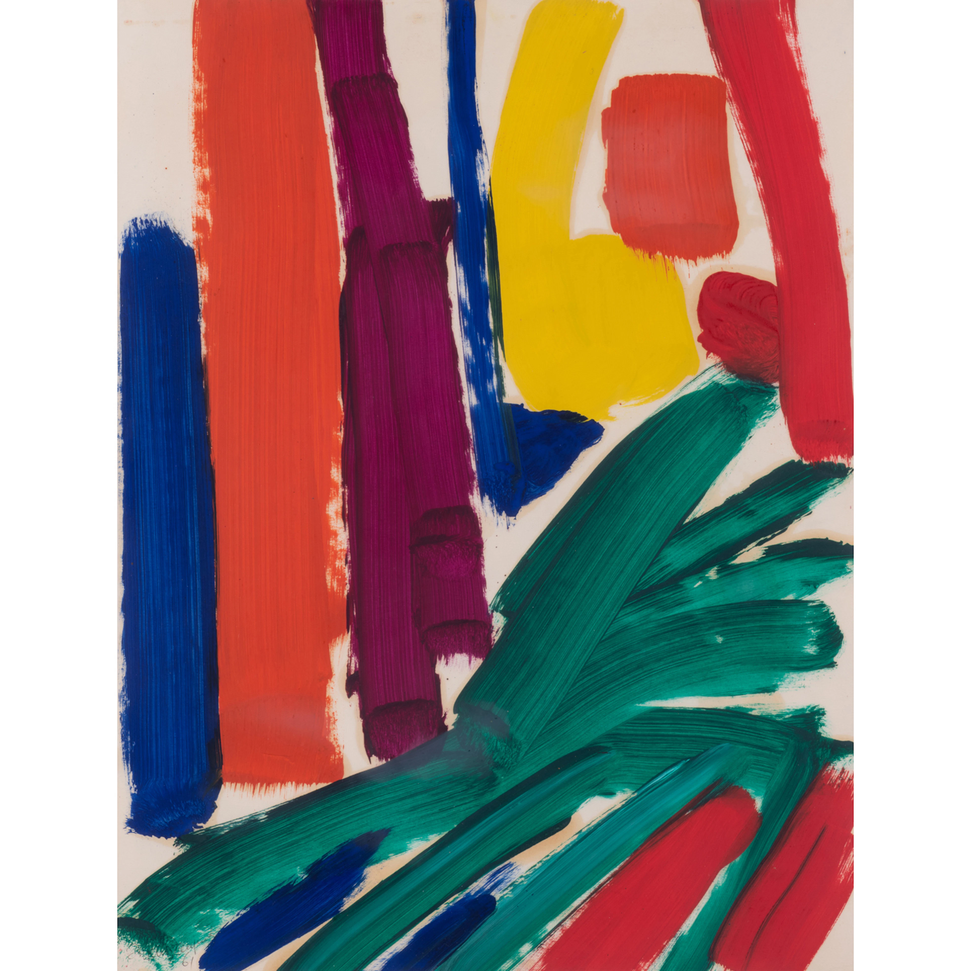 ƒ Alain Jacquet (1939-2008) Composition , 1961