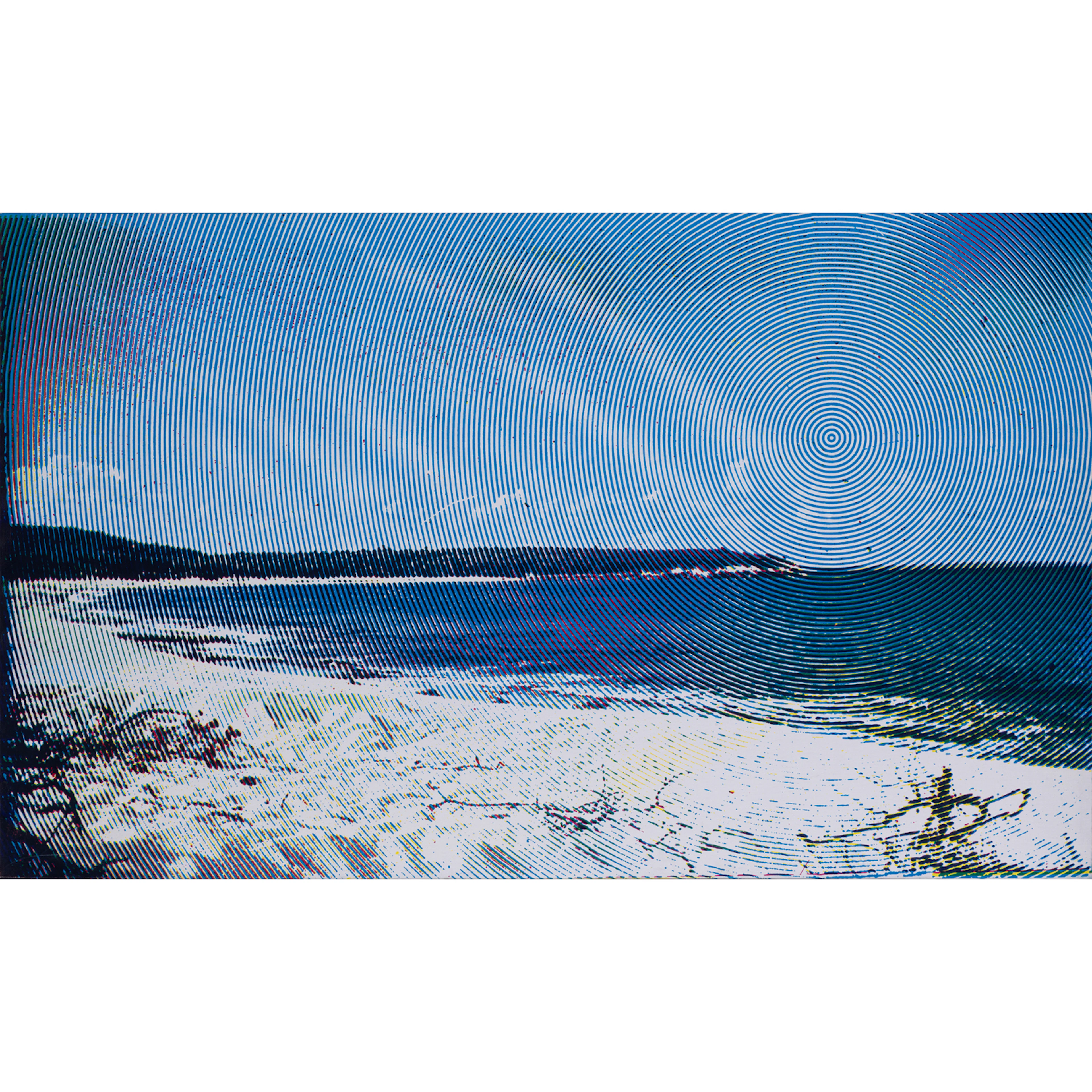 ƒ Alain Jacquet (1939-2008) Plage des Antilles, 1970