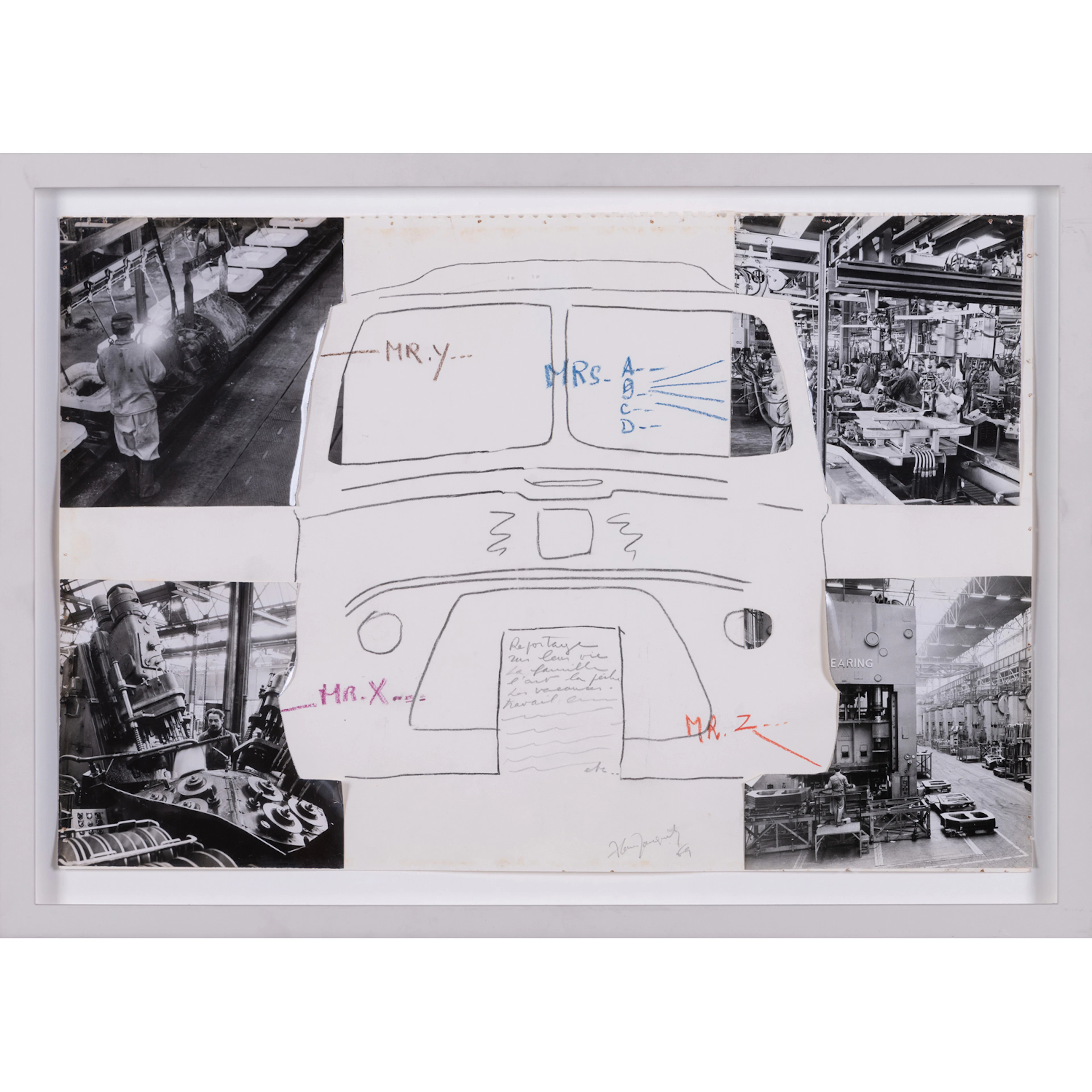 ƒ Alain Jacquet (1939-2008) Estafette Renault, 1969