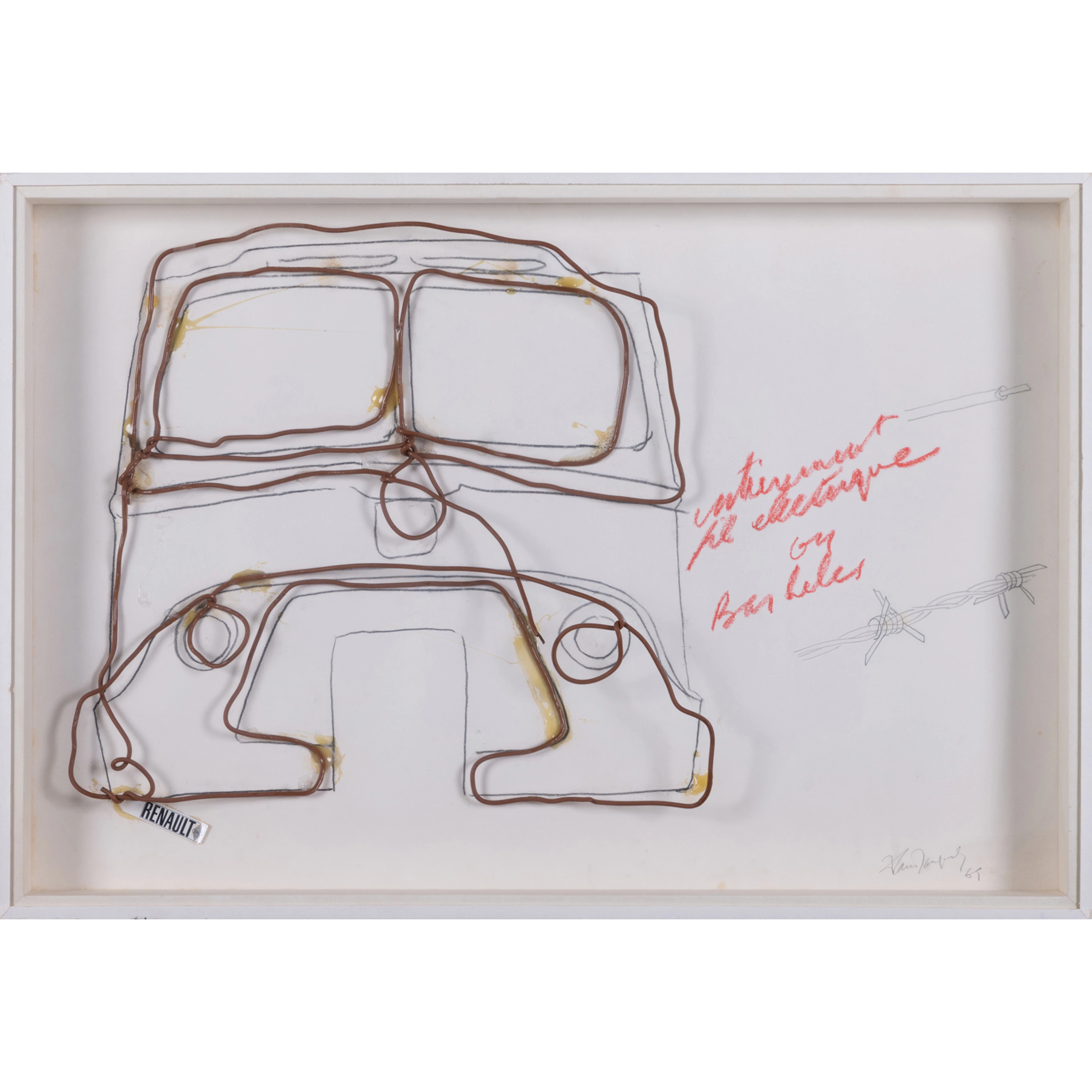 ƒ Alain Jacquet (1939-2008) Estafette Renault, 1969