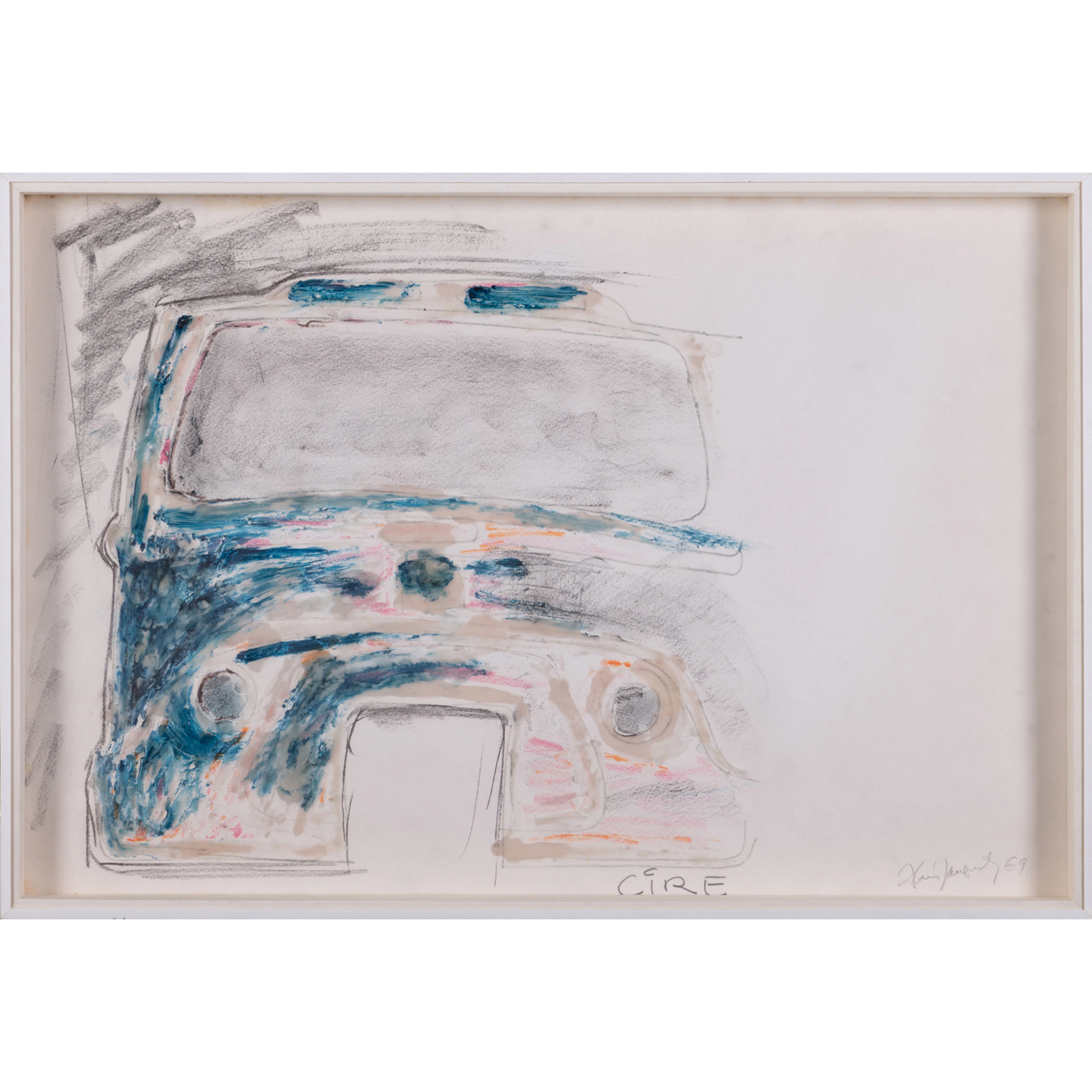 ƒ Alain Jacquet (1939-2008) Estafette Renault, 1969