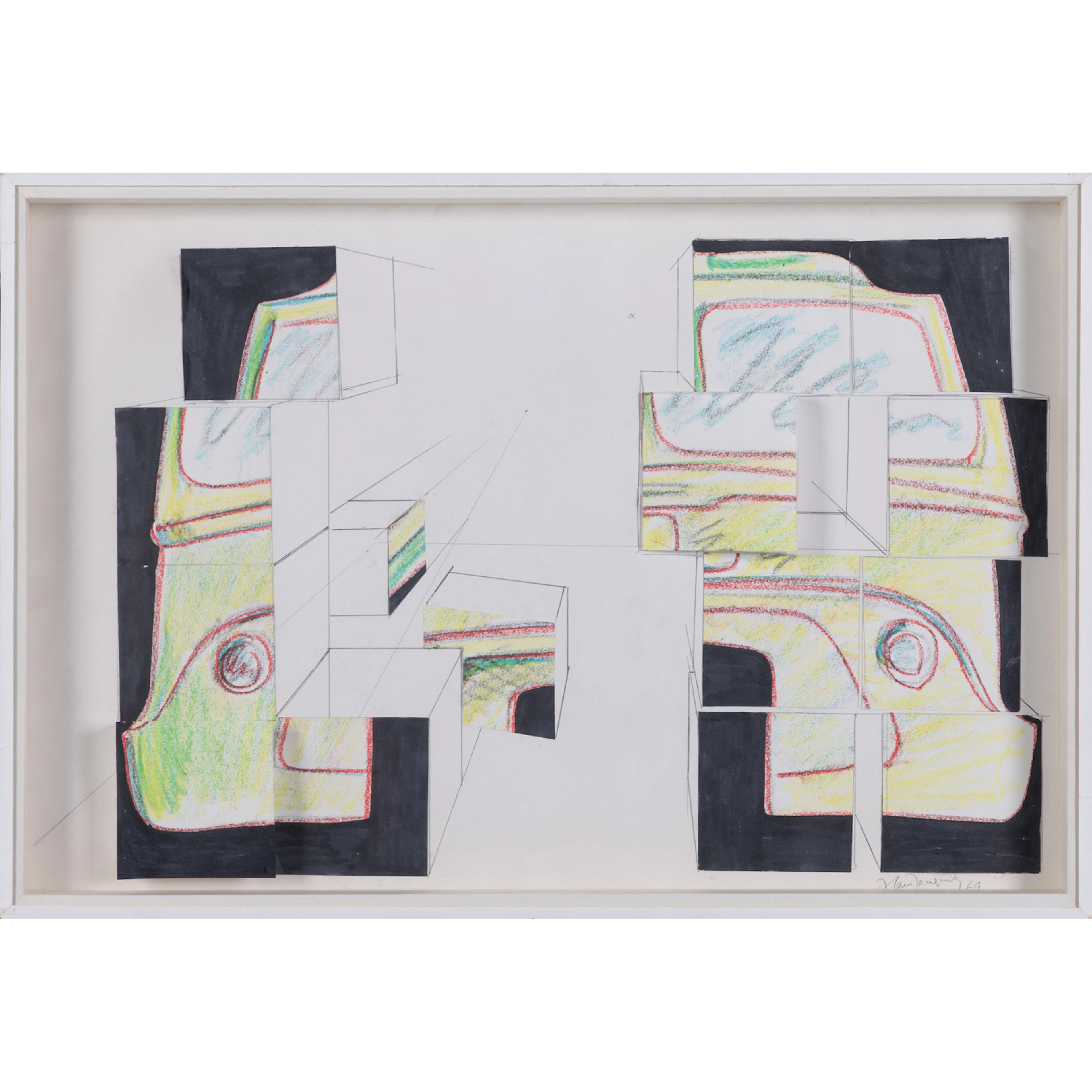 ƒ Alain Jacquet (1939-2008) Estafette Renault, 1969