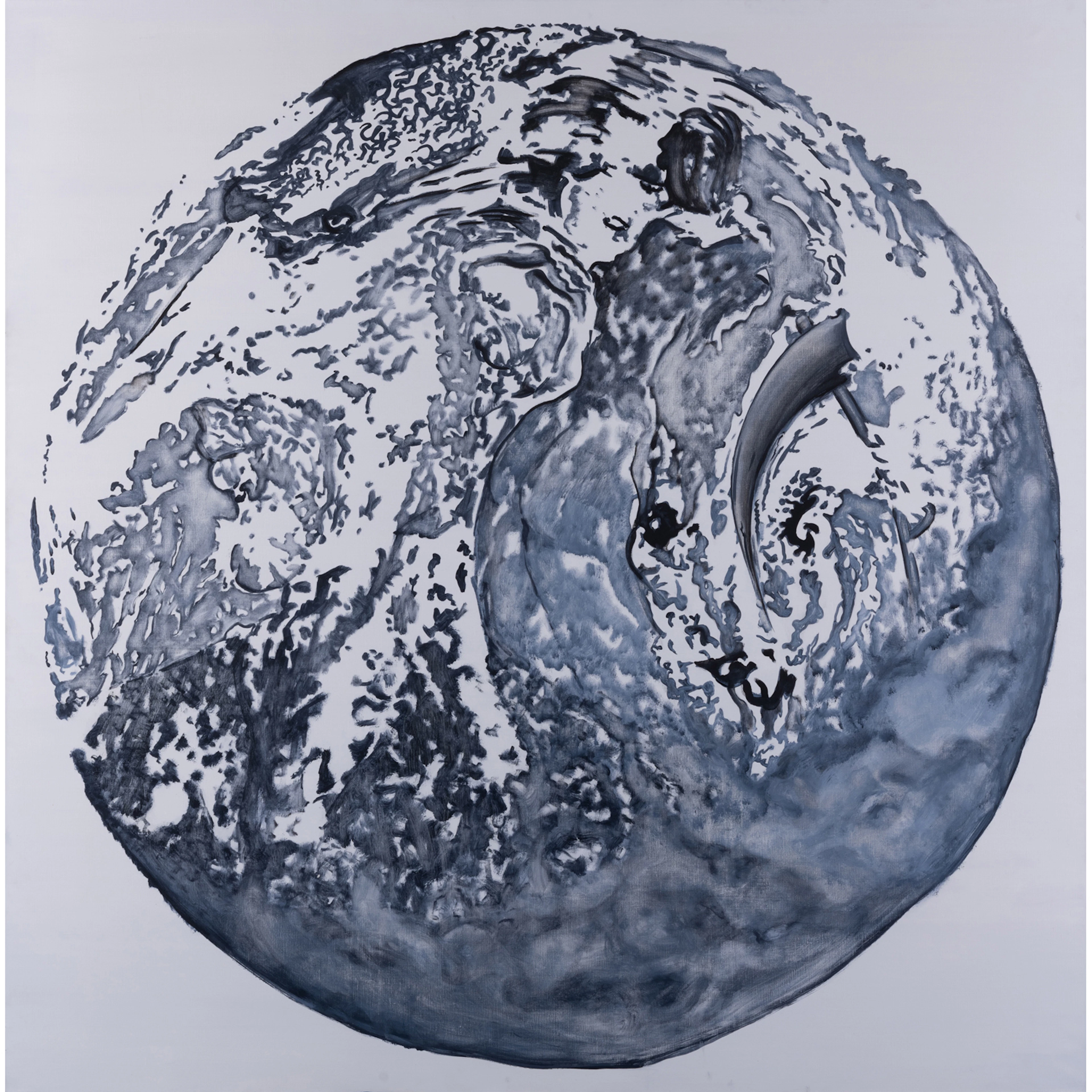 ƒ Alain Jacquet (1939-2008) Self Portrait, décembre 1984