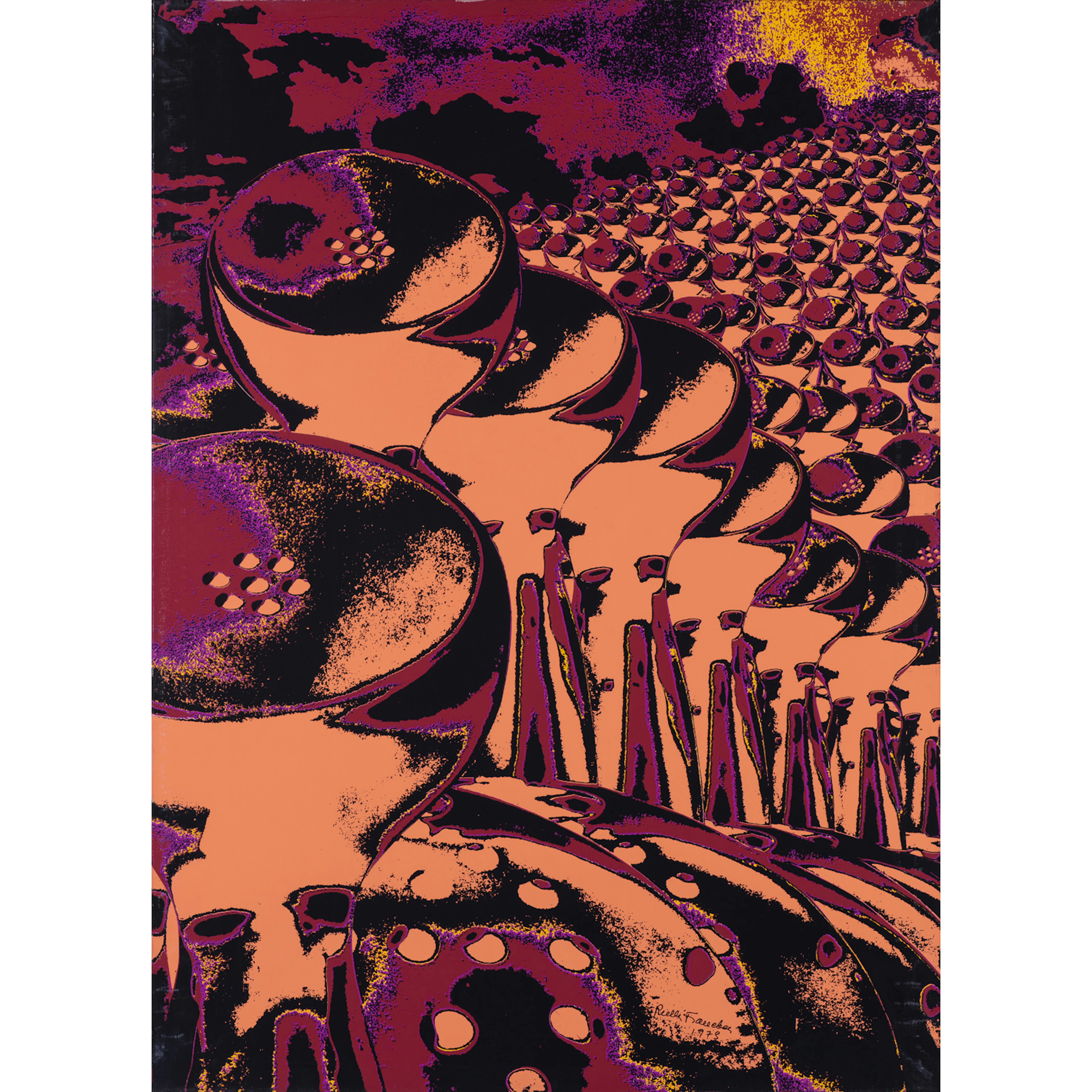 ƒ Ruth Francken (1929-2006) La manif (série B), 1973