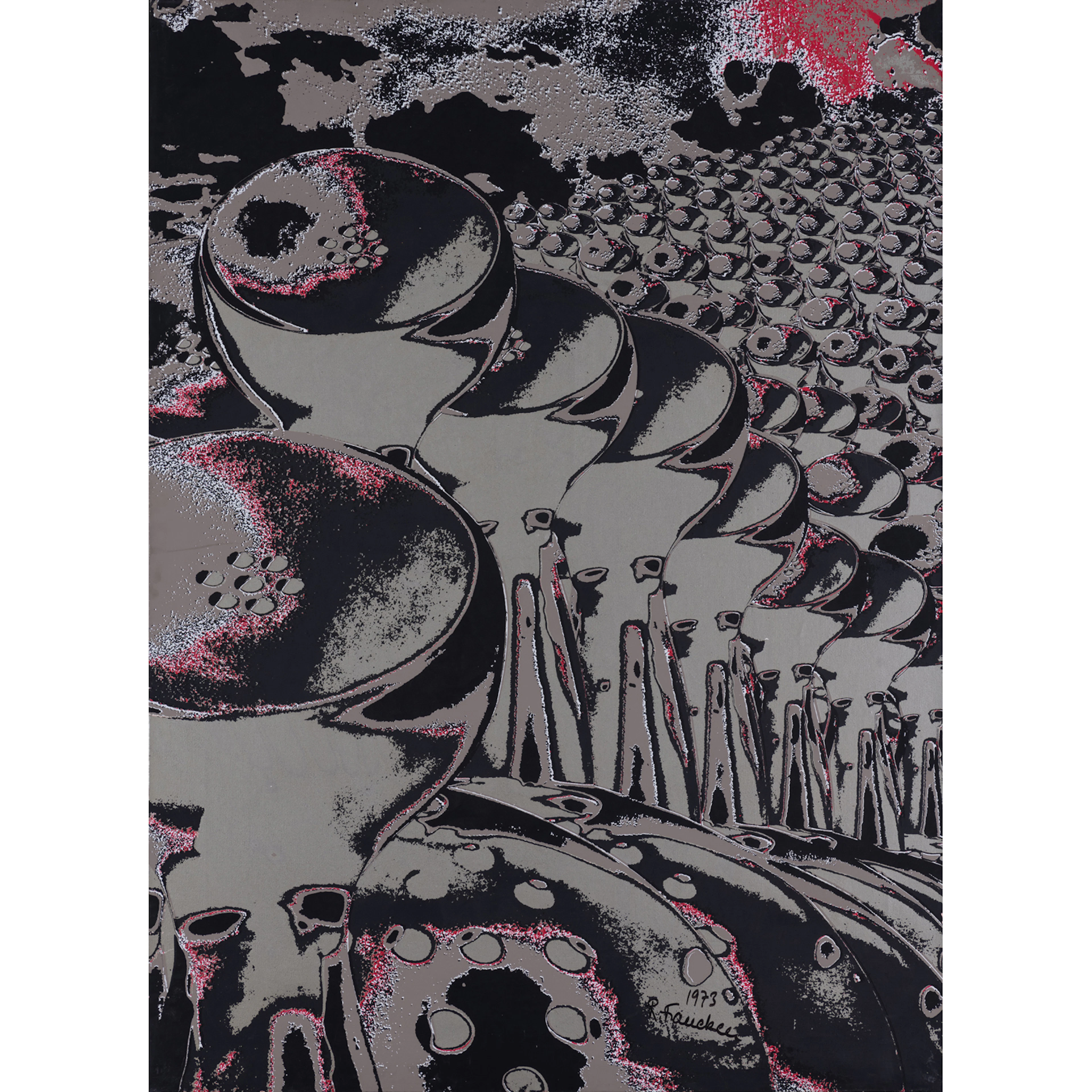 ƒ Ruth Francken (1924-2006) La manif (série A), 1973
