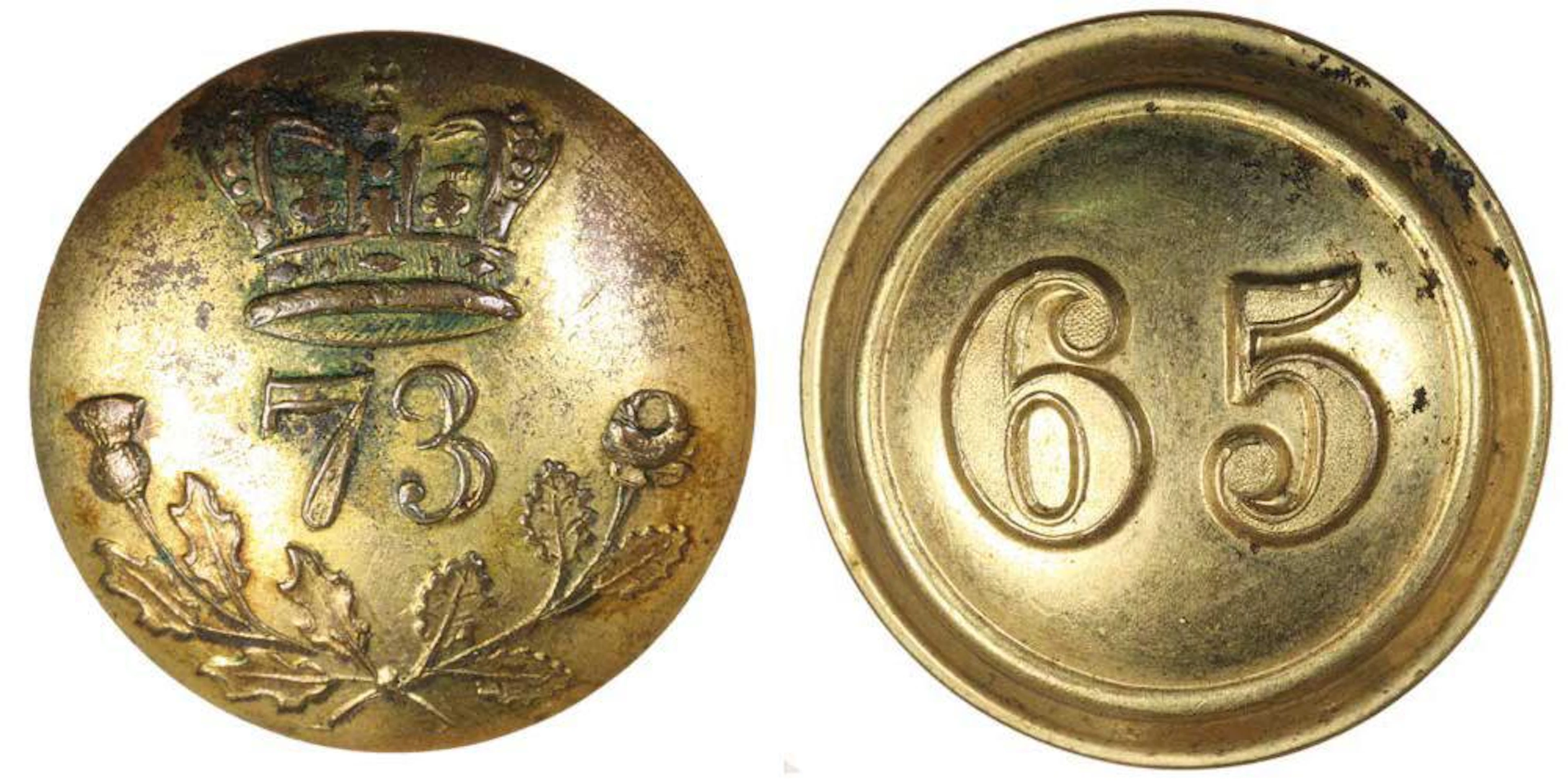 Military & Other Services Uniform Buttons