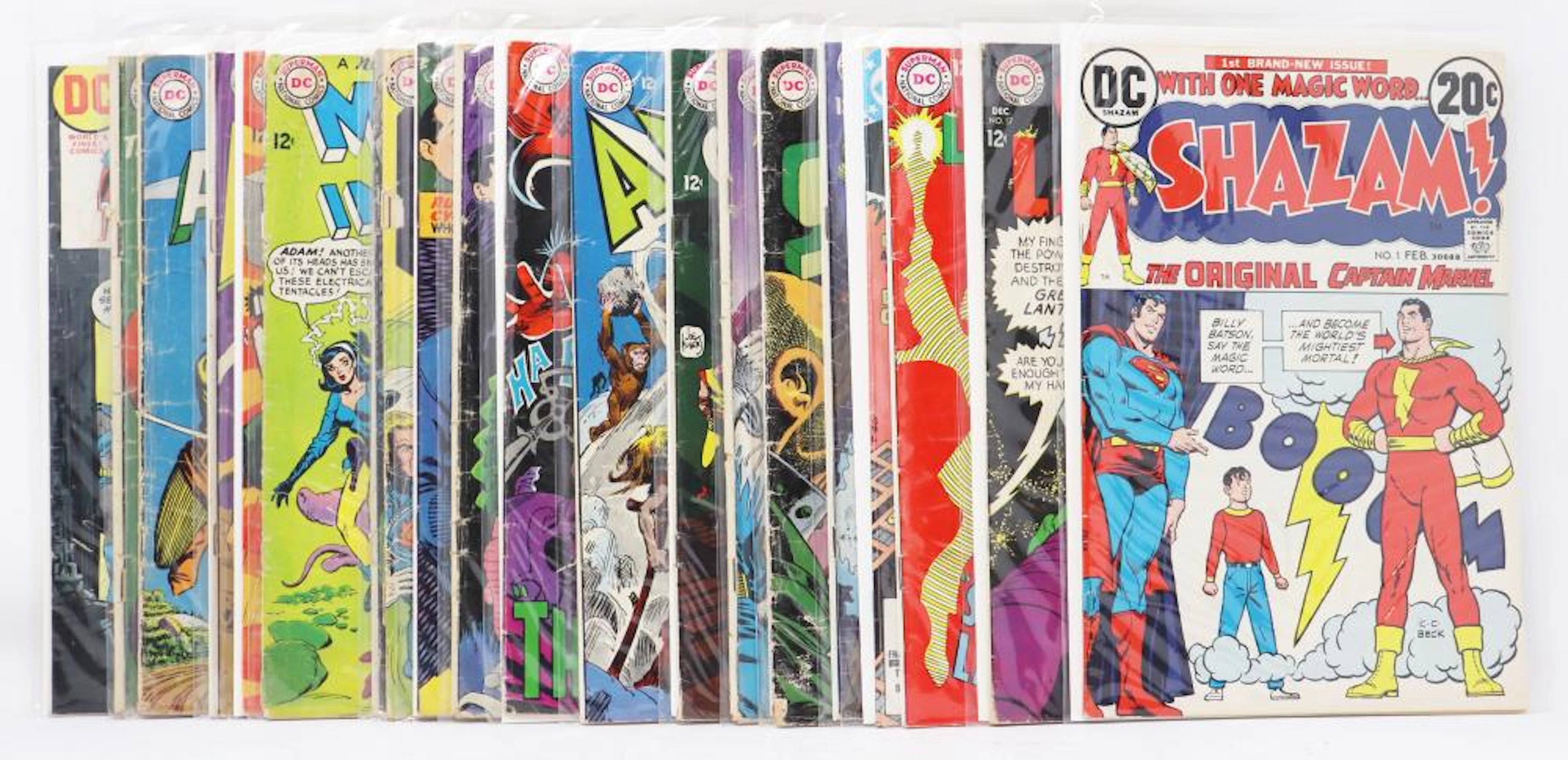 (21) Vintage DC Comic Books w/ 10 and 12-Cent