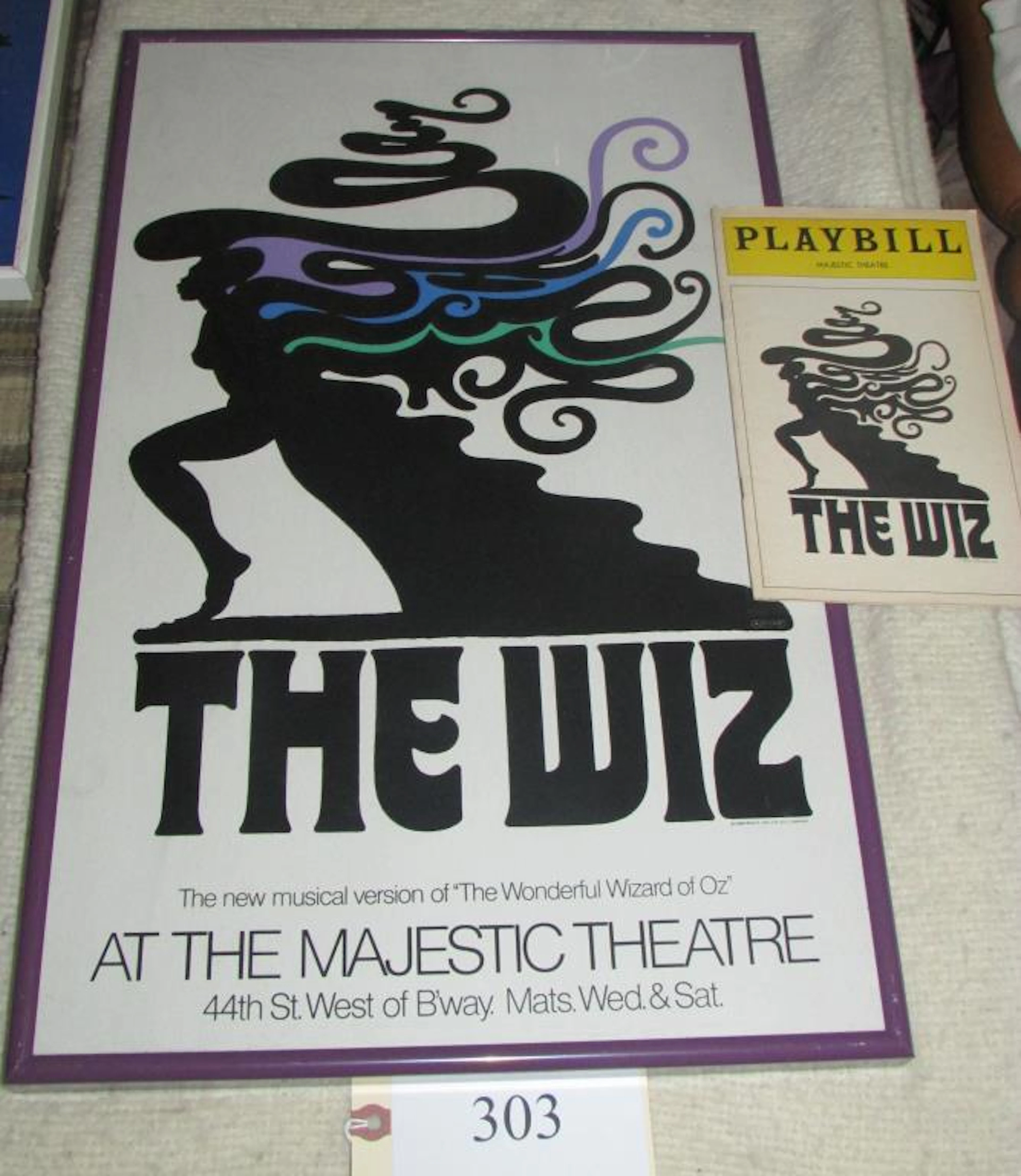 framed poster "The Wiz"