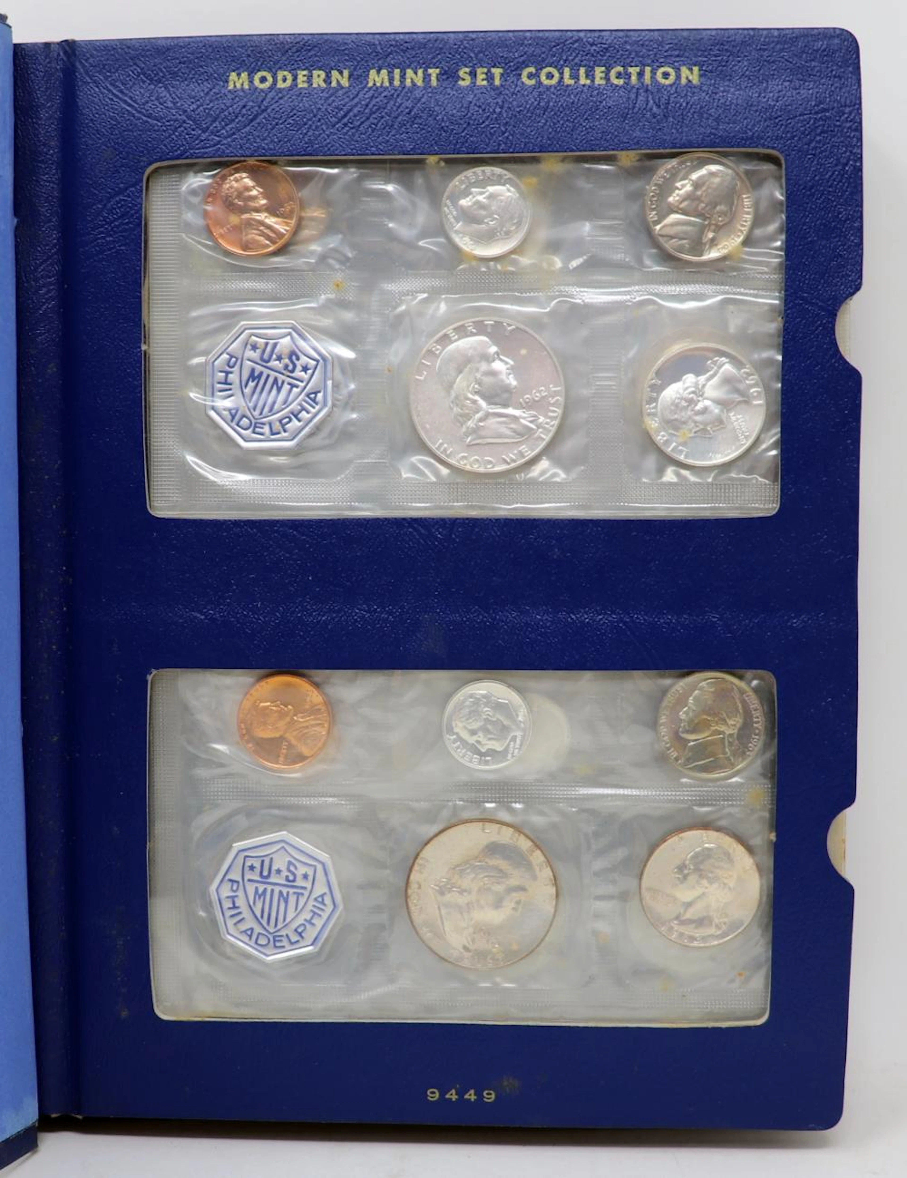 (6) 1962-1964 United States (5)-Coin Proof Sets