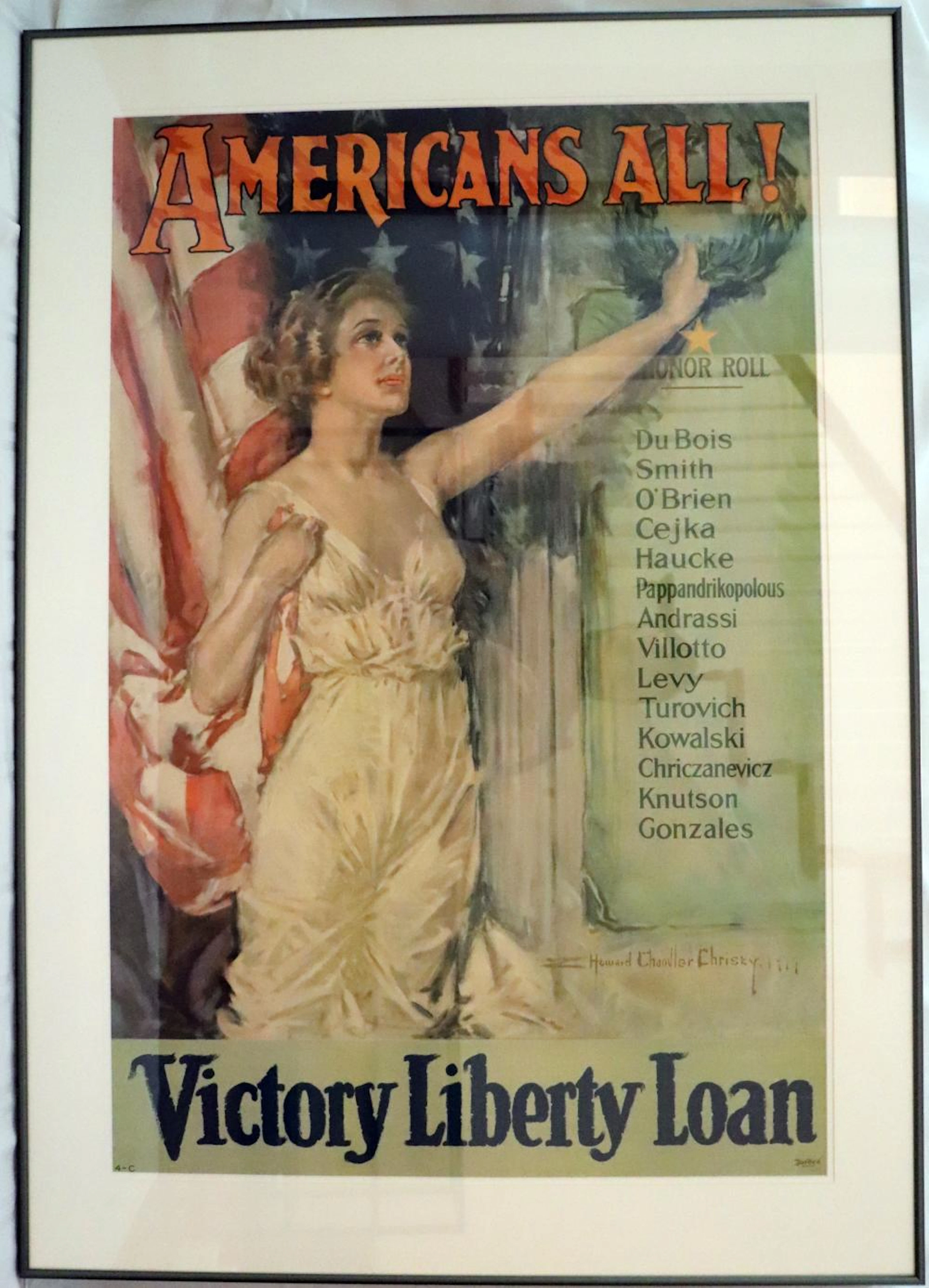 WWI Americans All! Victory Liberty Loan Poster