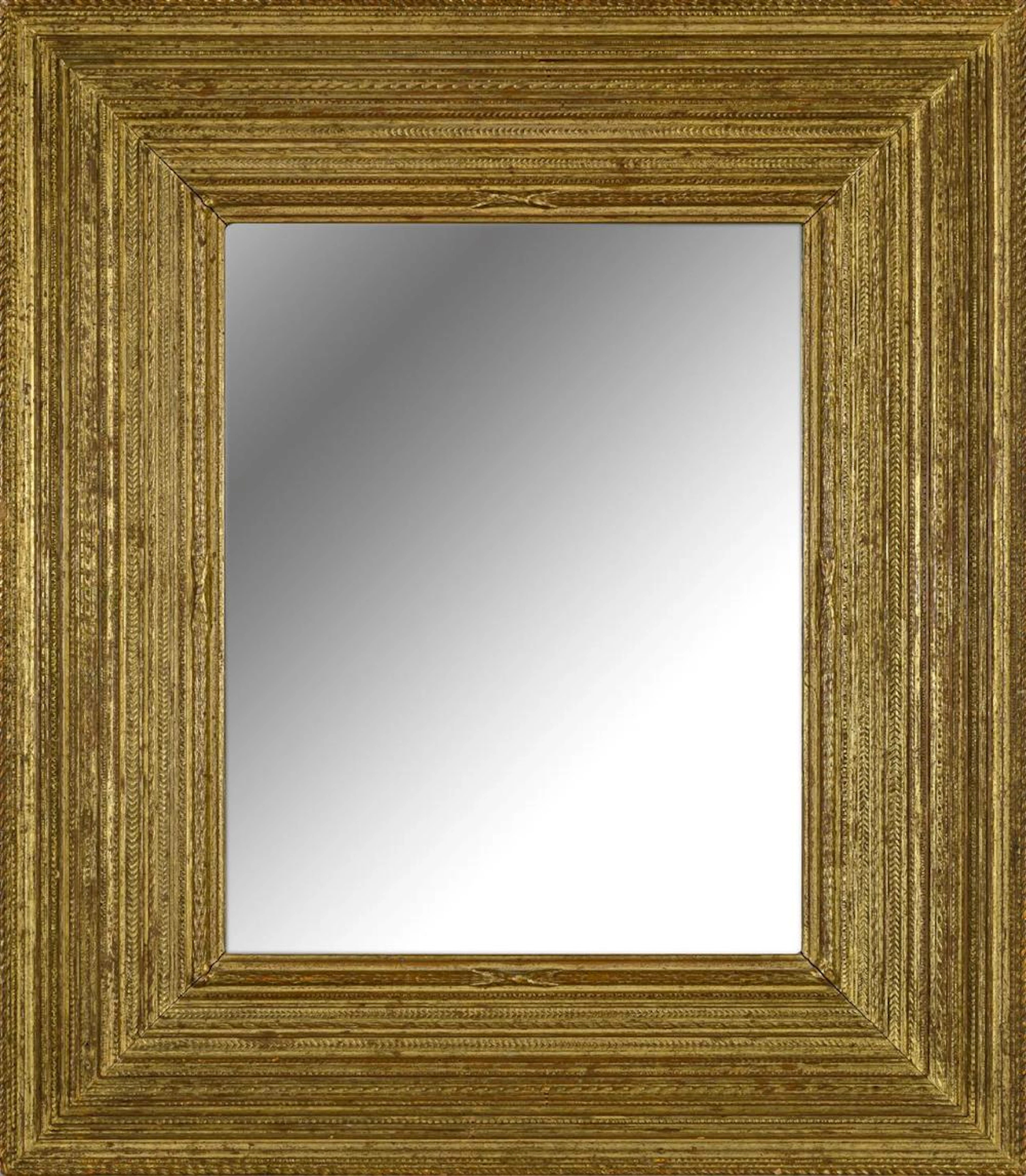 STANFORD WHITE STYLE FRAME WITH MIRROR , American (20th century), Rabbet size - 16 x 20 inches Outside dimensions - 27 3/4 x 31 3/8...