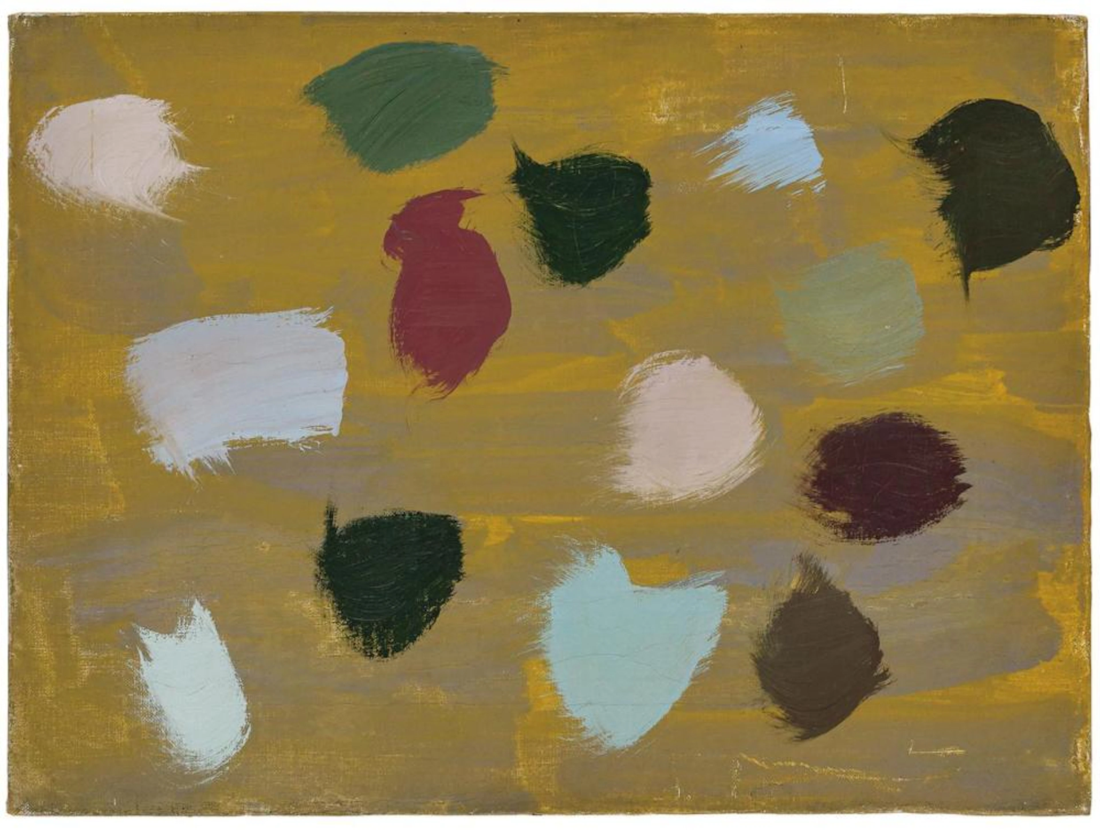 BRADLEY WALKER TOMLIN, American (1899-1953), Number 16, ca. 1952-53, oil on canvas, unsigned, 12 x 16 inches
