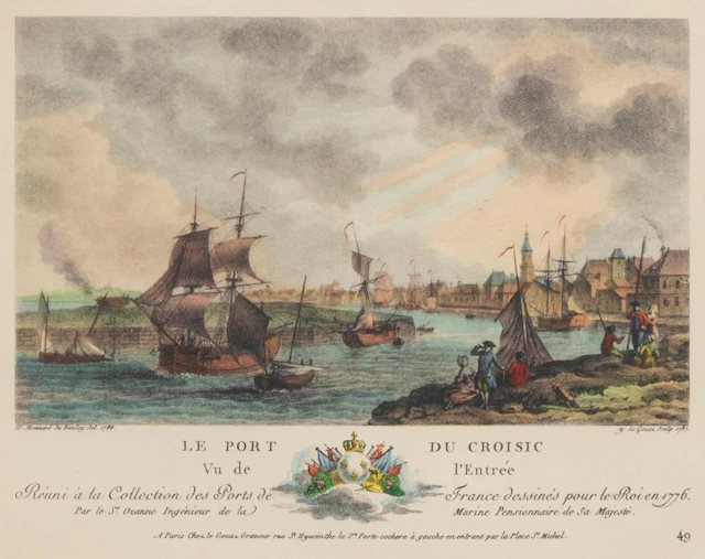ICOLAS MARIE OZANNE and YVES MARIE LE GOUAZ - Le port du Croisic, Vu de l'Entree