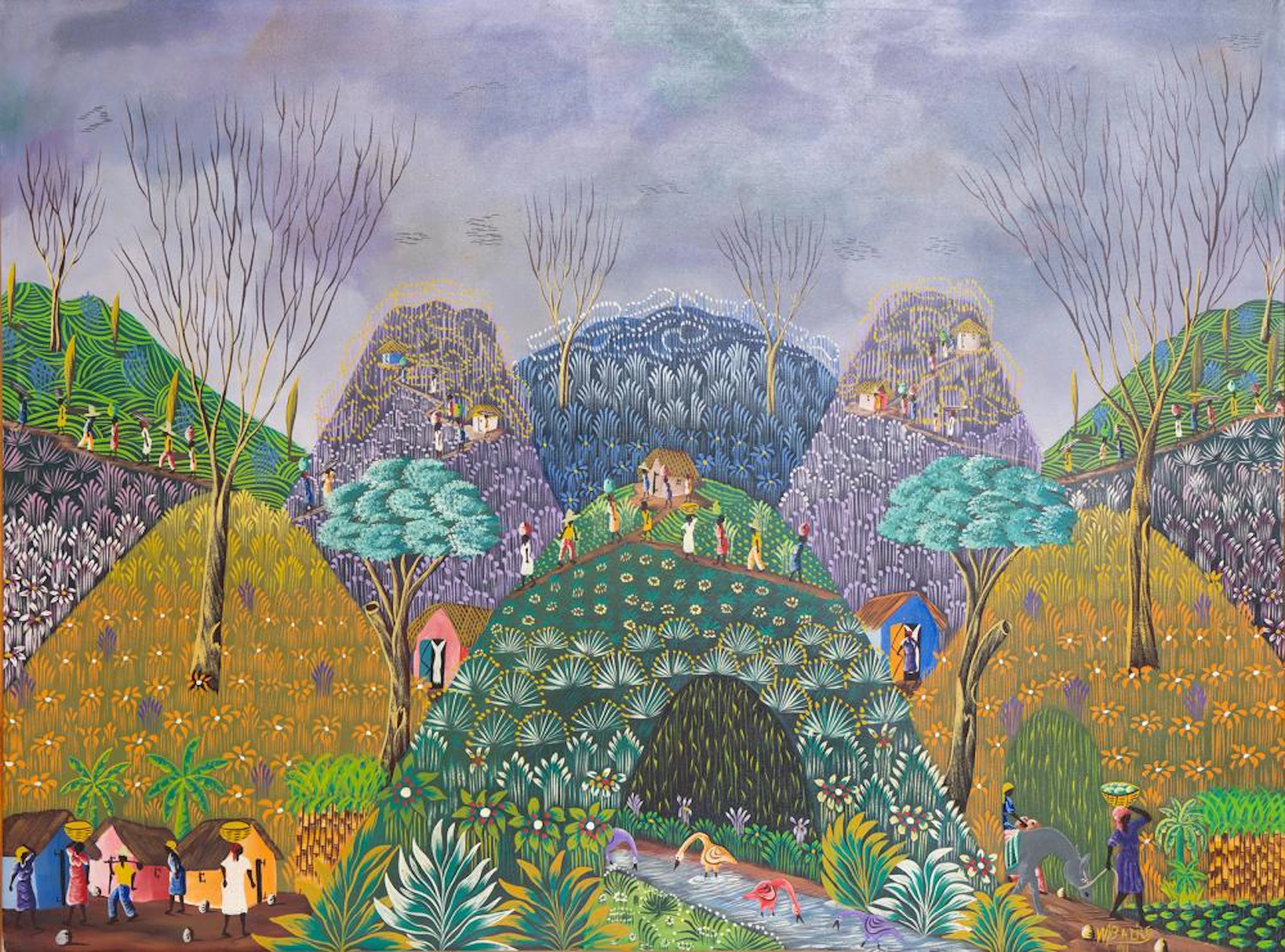 WILNER BAZILE - Untitled - Village