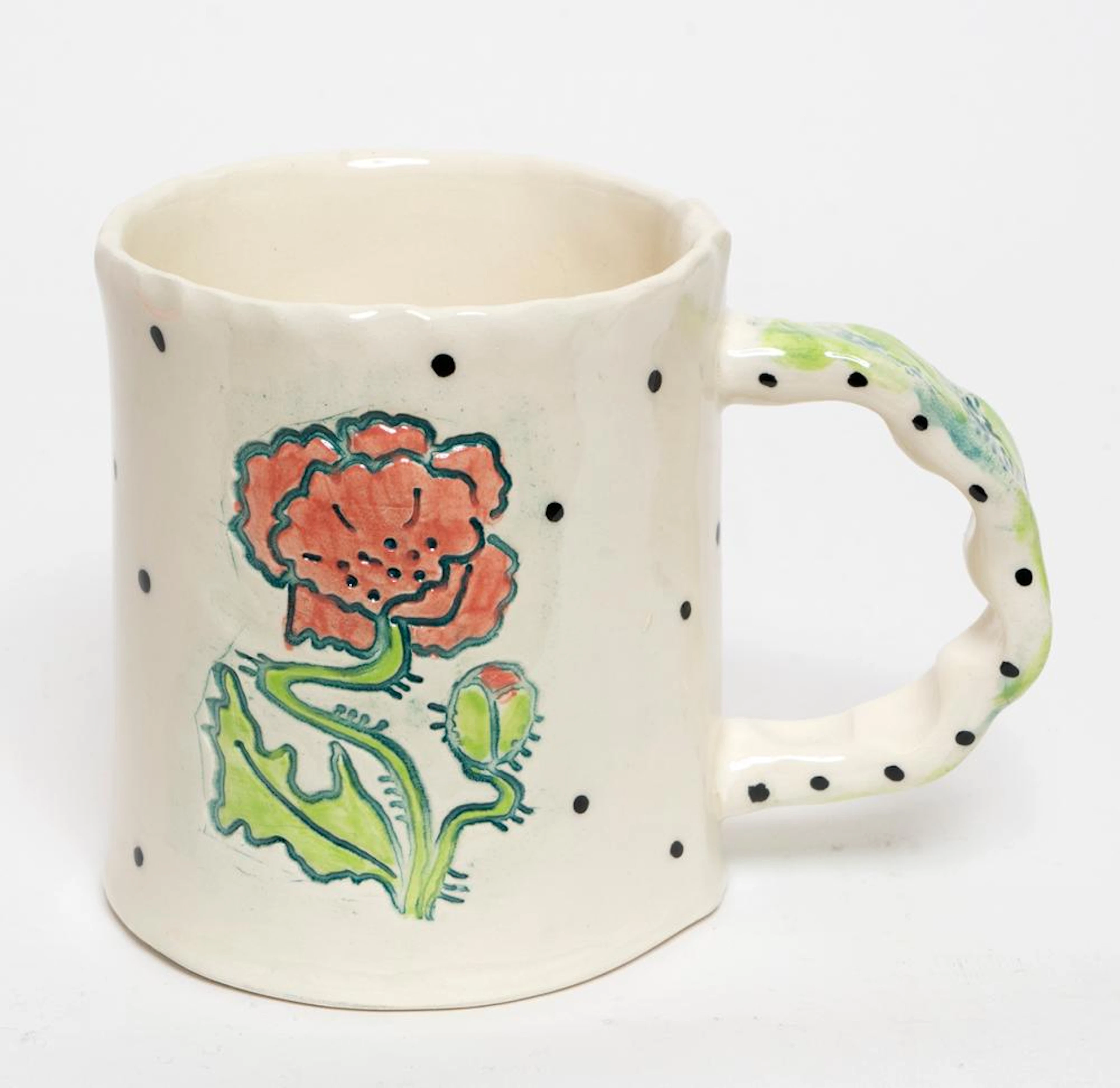MADELEINE ARKELL - Mug with Flower and Su