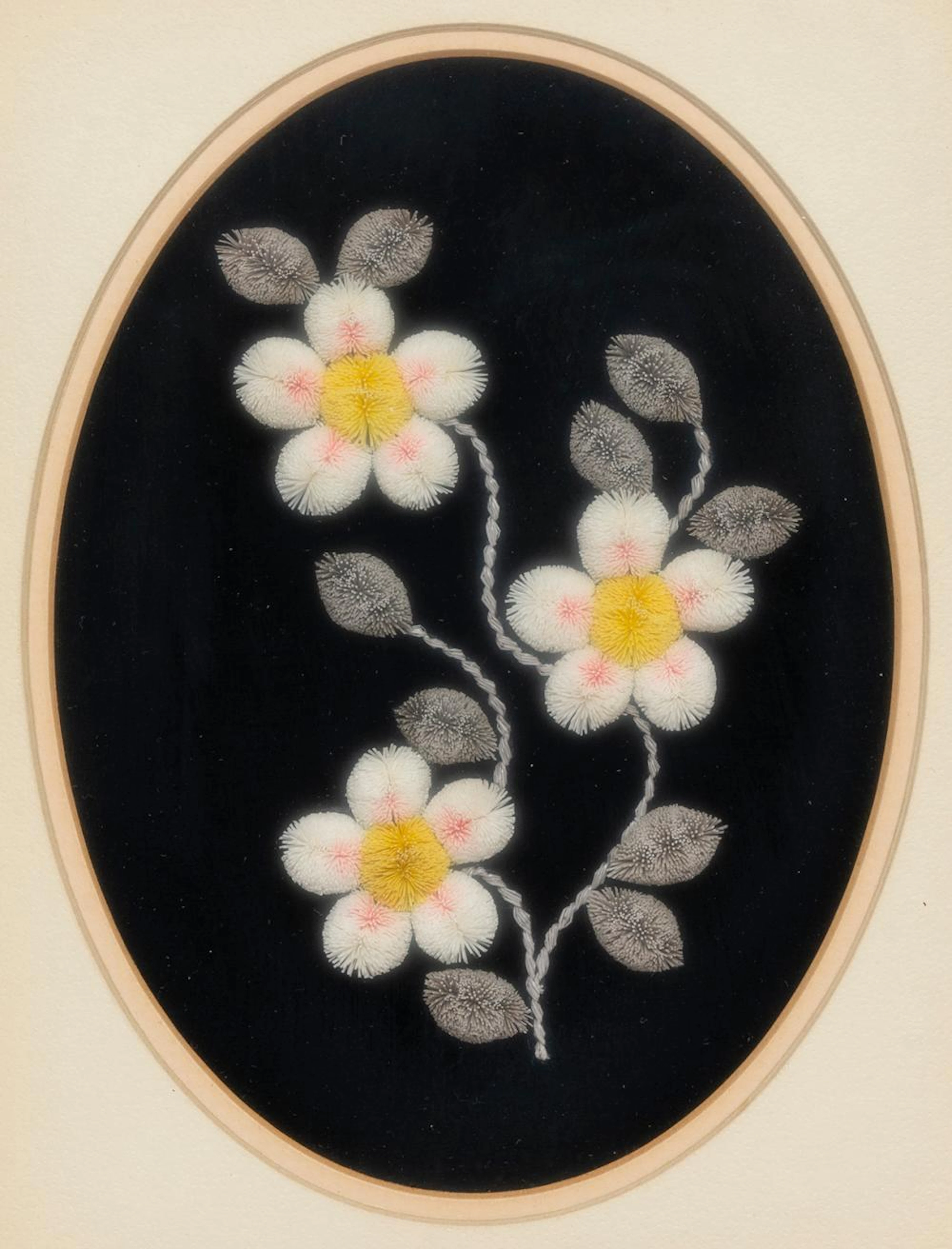 UNKNOWN ARTIST - Tufting White Flowers