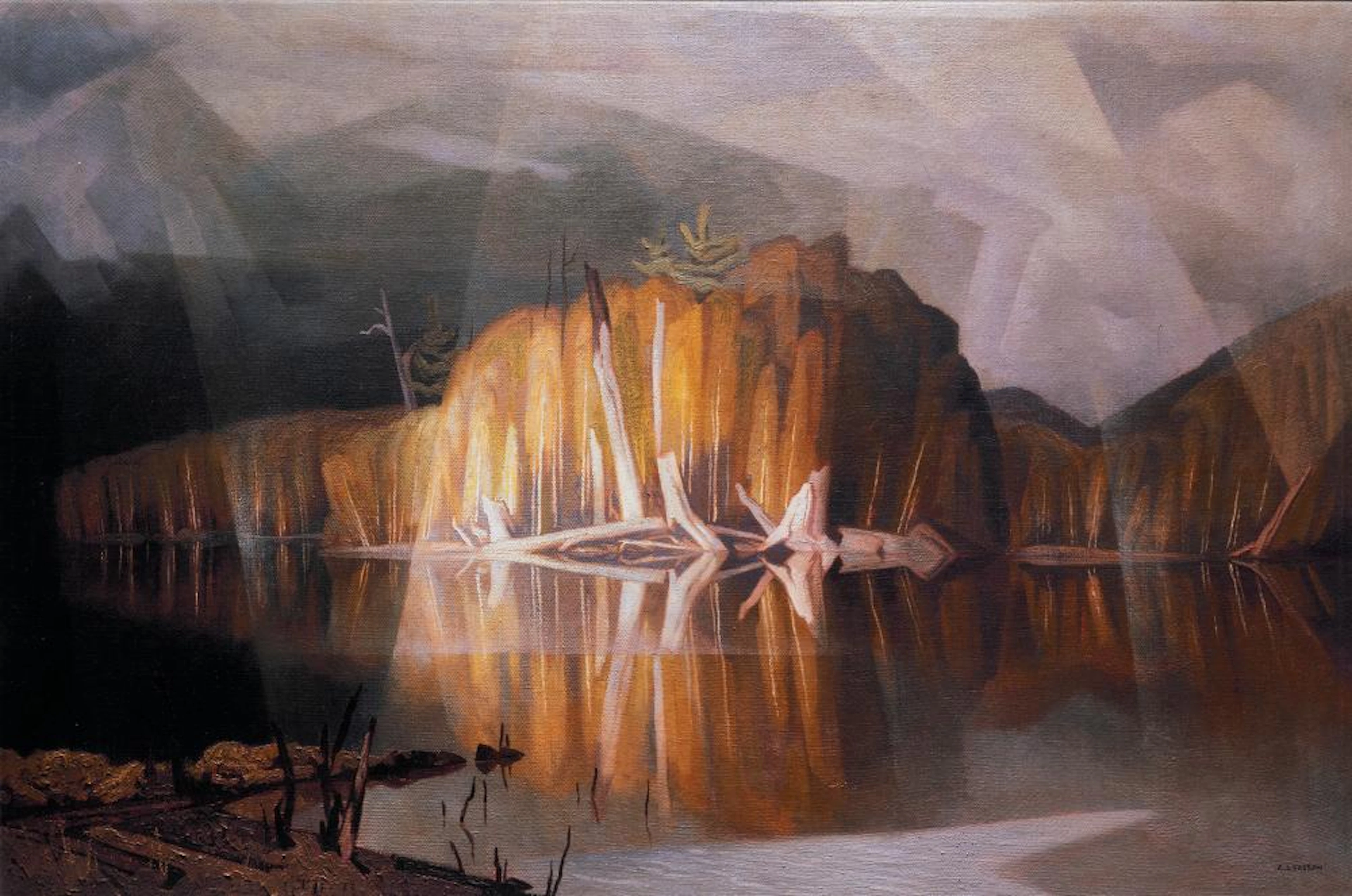 A. J. CASSON - Mist, Rain and Su