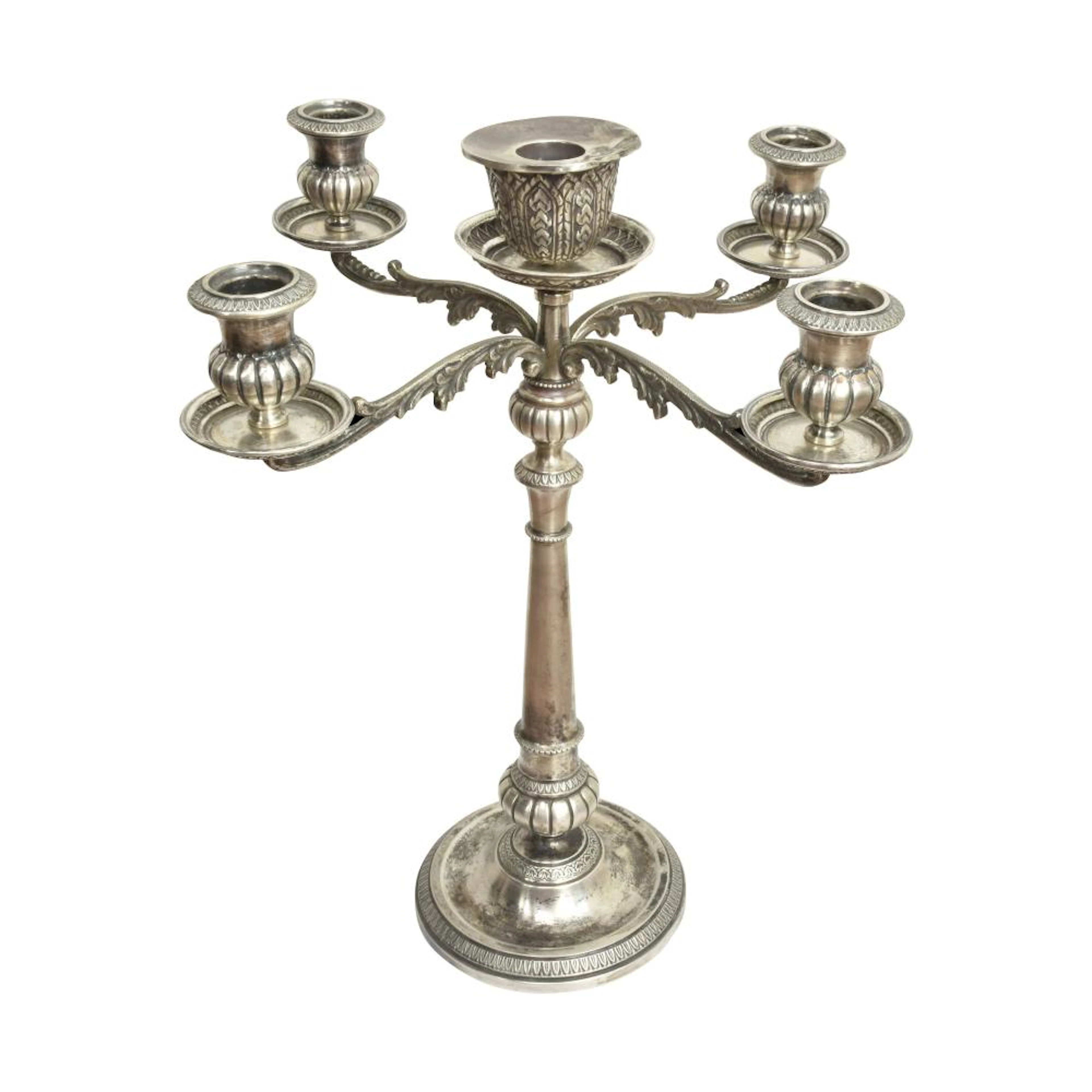 A four-arm candelabra