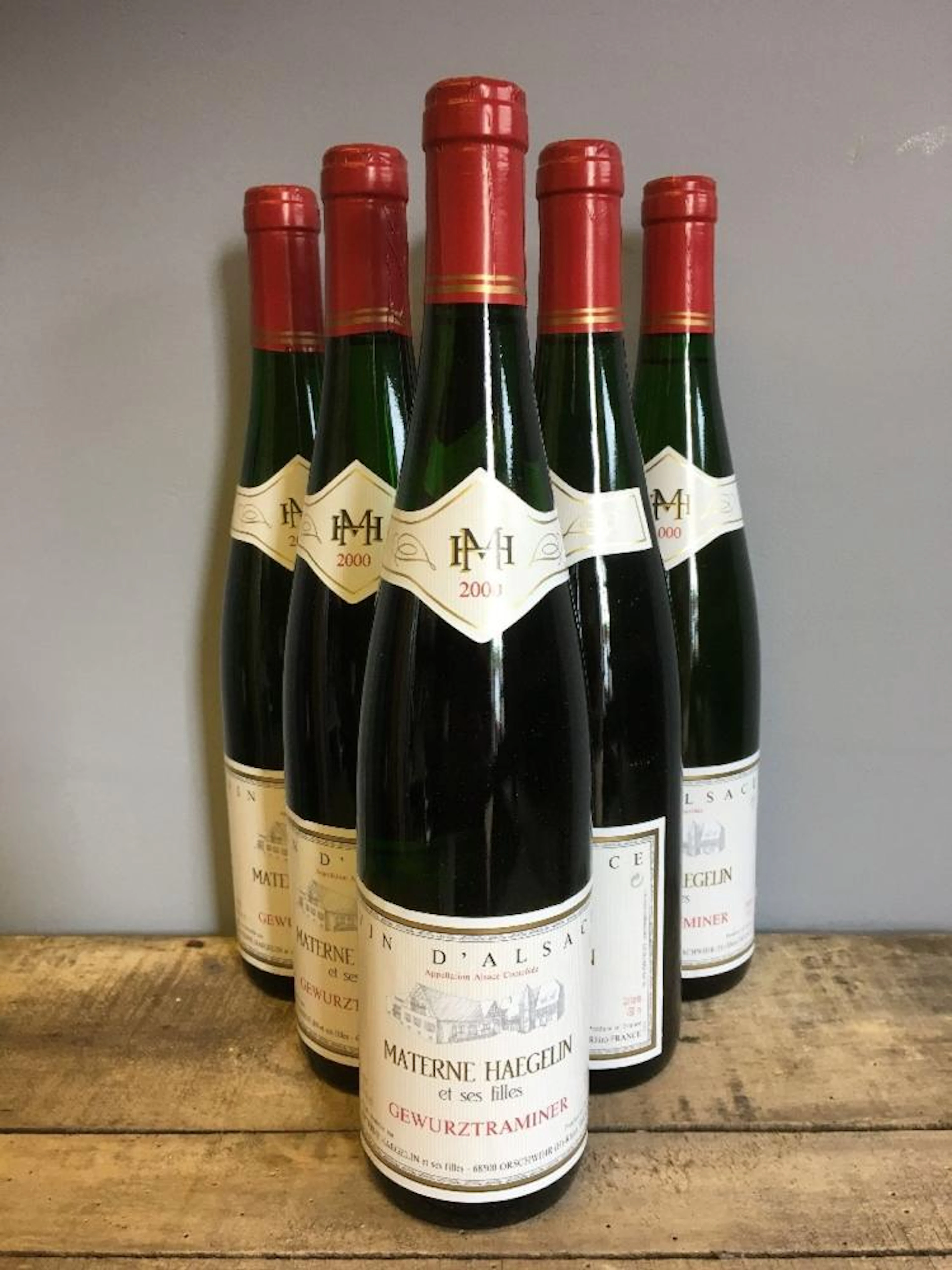 Materne Haegelin et ses Filles Gewurztraminer 2000 Six bottles. (6)