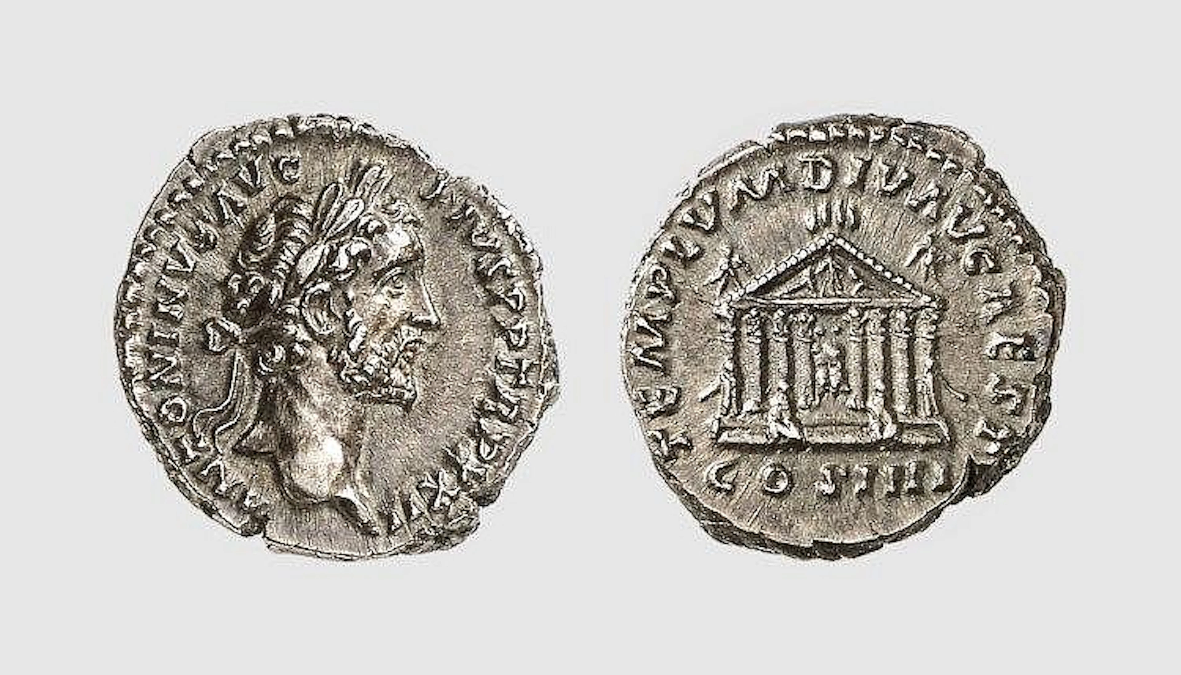 EMPIRE, SILVER DENARIUS OF ANTONINUS PIUS, Rome, ca.159 AD, 3.520g, 6h.